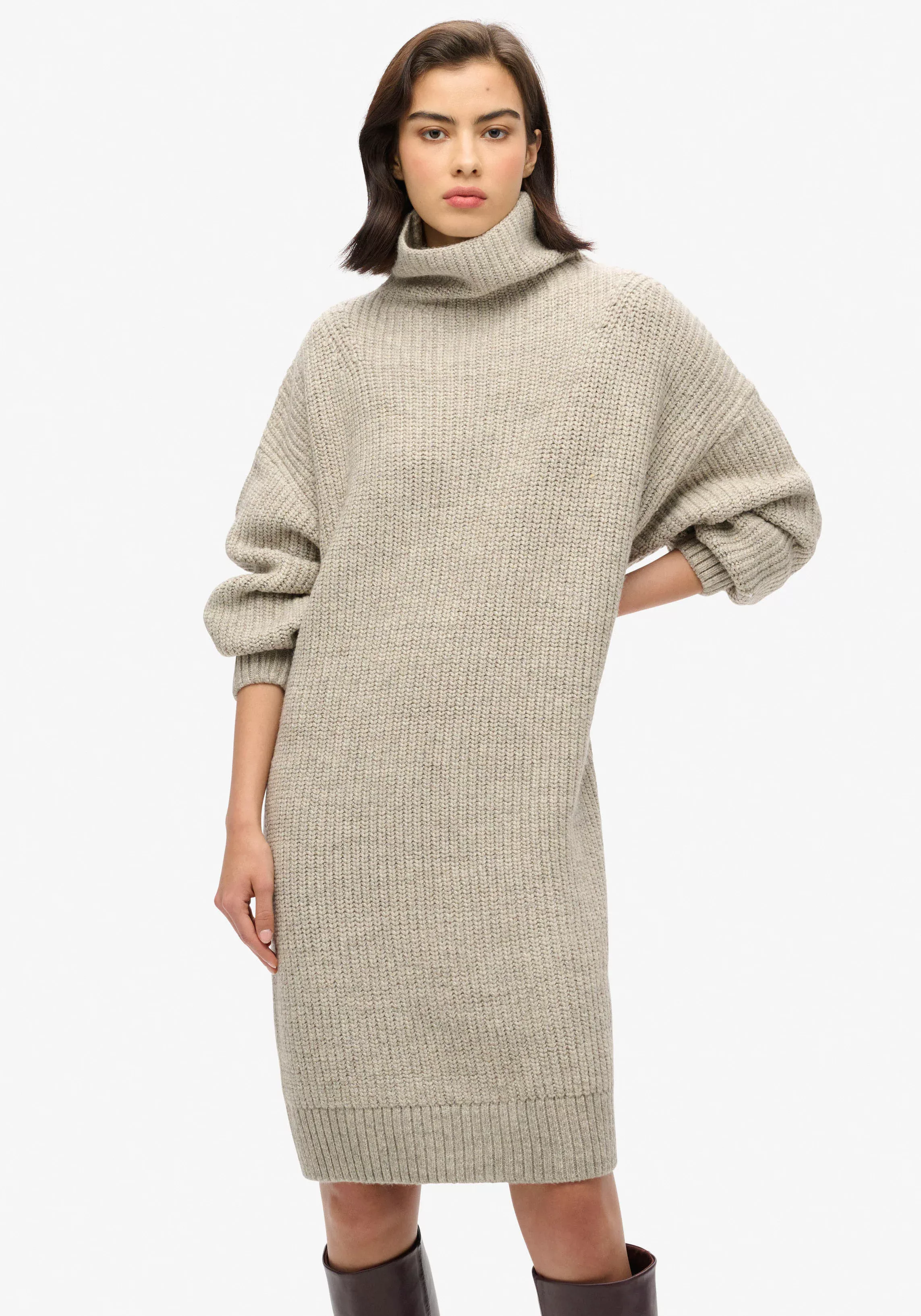 Superdry Jerseykleid "CHUNKY RIB KNIT JUMPER DRESS" günstig online kaufen