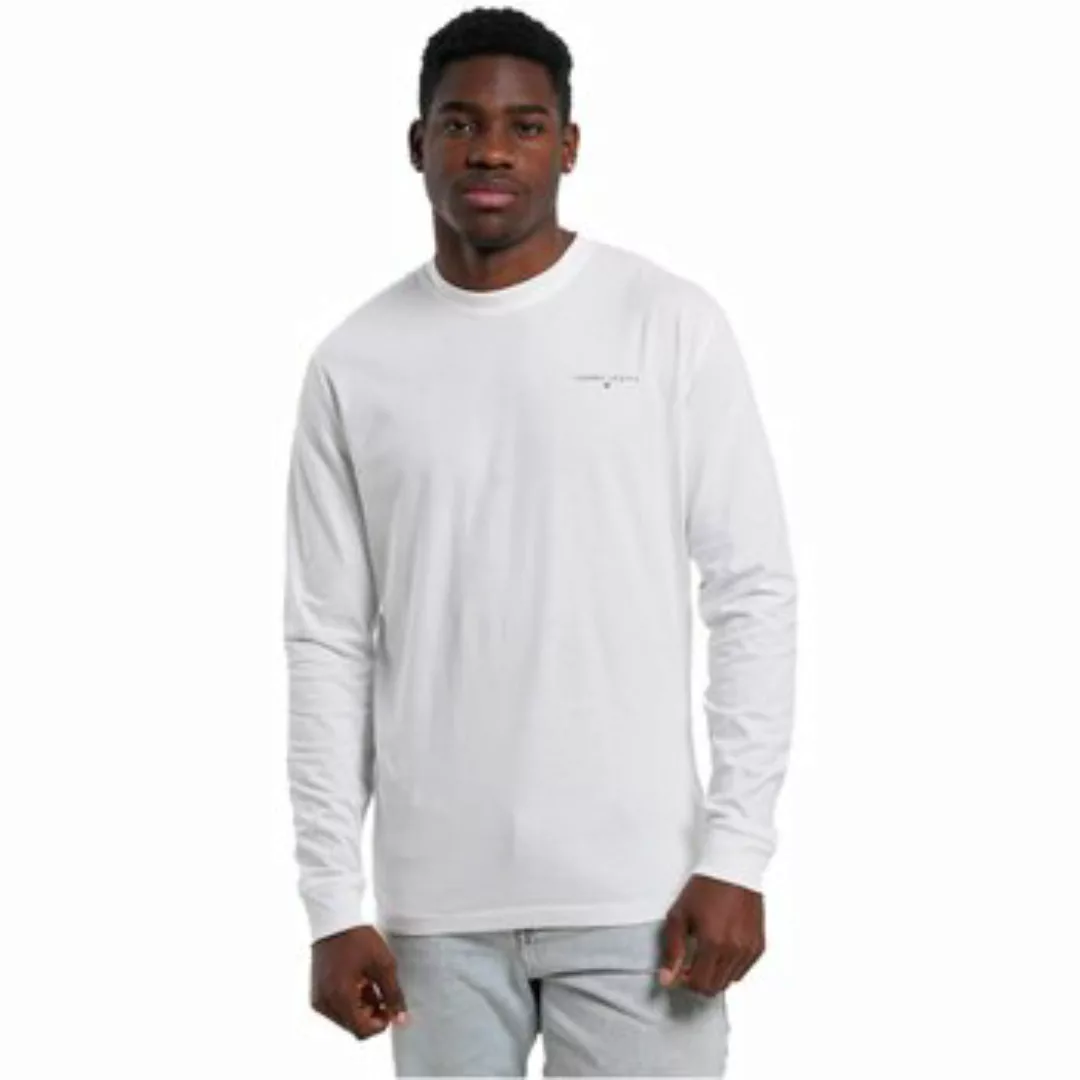 Tommy Jeans Langarmshirt TJM SLIM LINEAR CHEST LS TEE EXT in Unifarbe günstig online kaufen