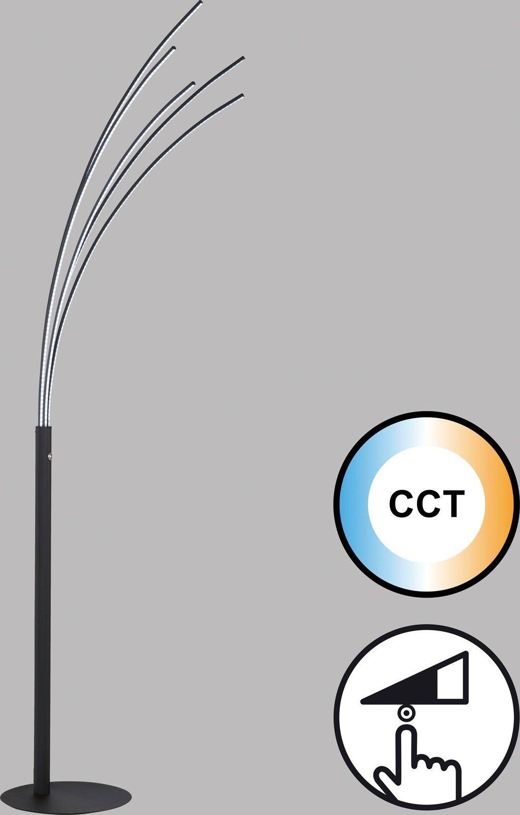 FISCHER & HONSEL Stehlampe »Ellmau«, 1 flammig, Leuchtmittel LED-Modul   LE günstig online kaufen