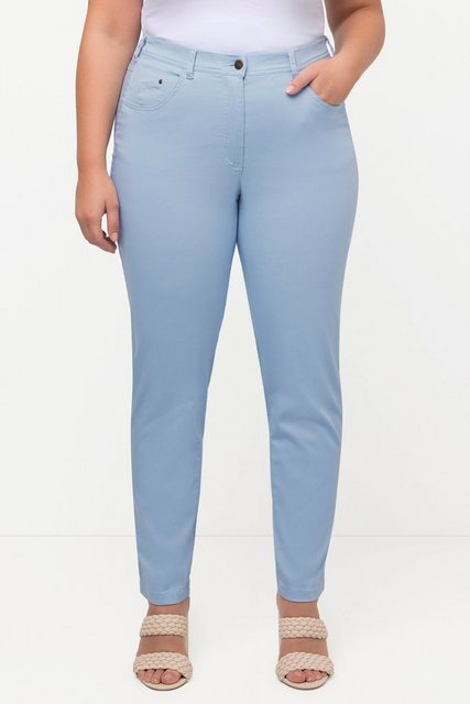 Ulla Popken Stretch-Hose Hose Sophie Stickerei schmale 5-Pocket-Form günstig online kaufen