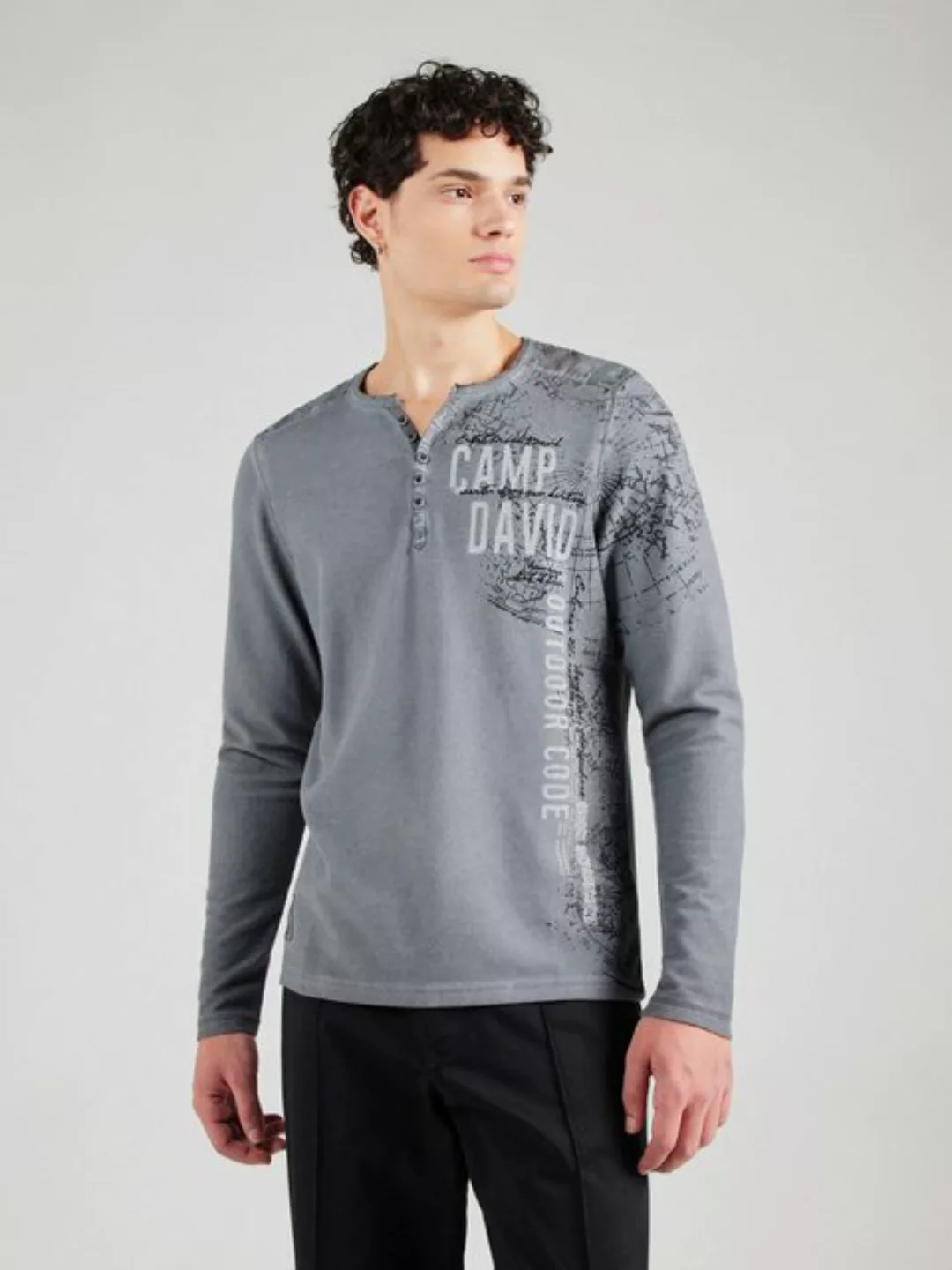 CAMP DAVID Langarmshirt (1-tlg) günstig online kaufen