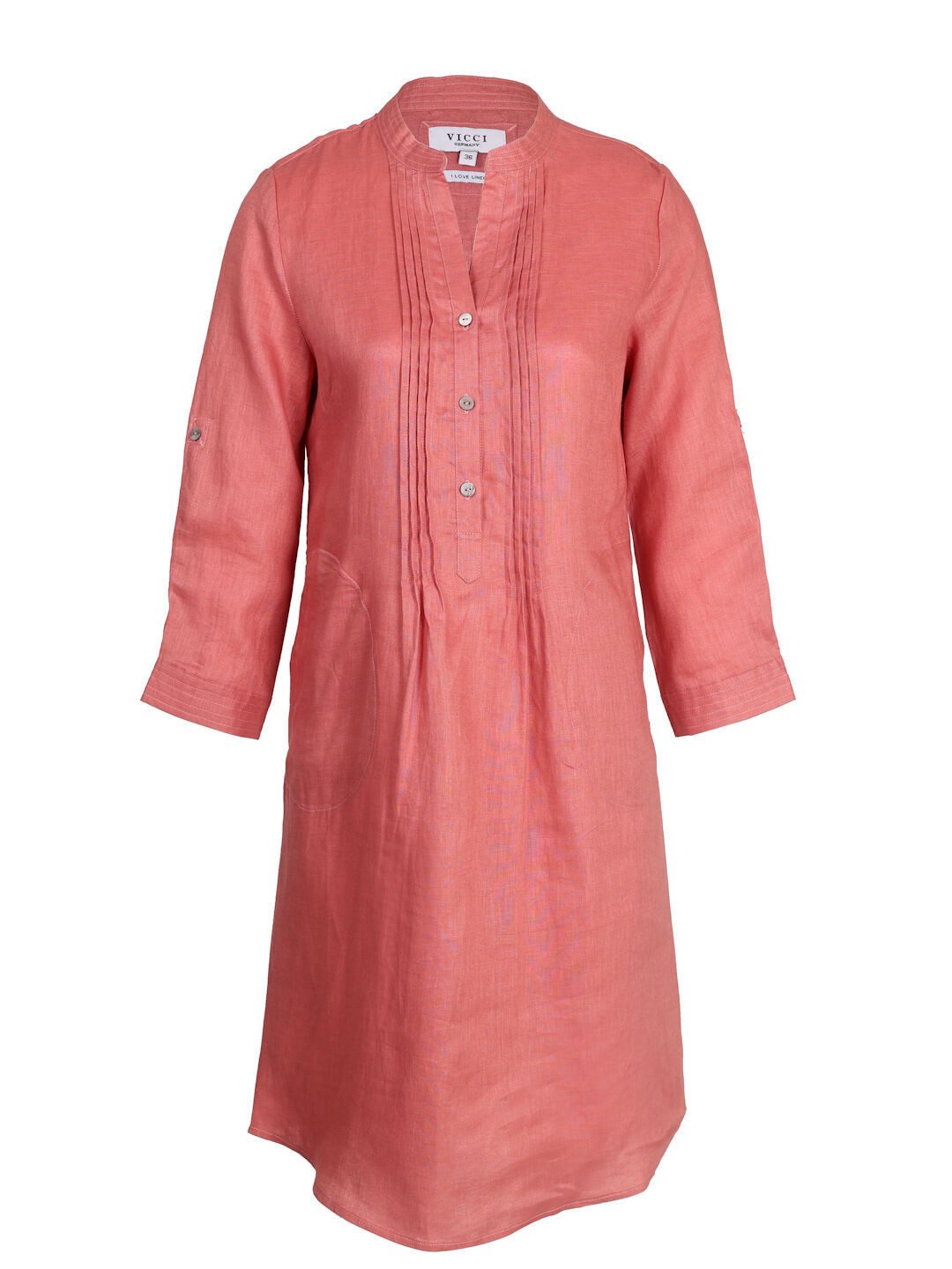 VICCI Germany A-Linien-Kleid (1-tlg) Mit Tunikaausschnitt günstig online kaufen