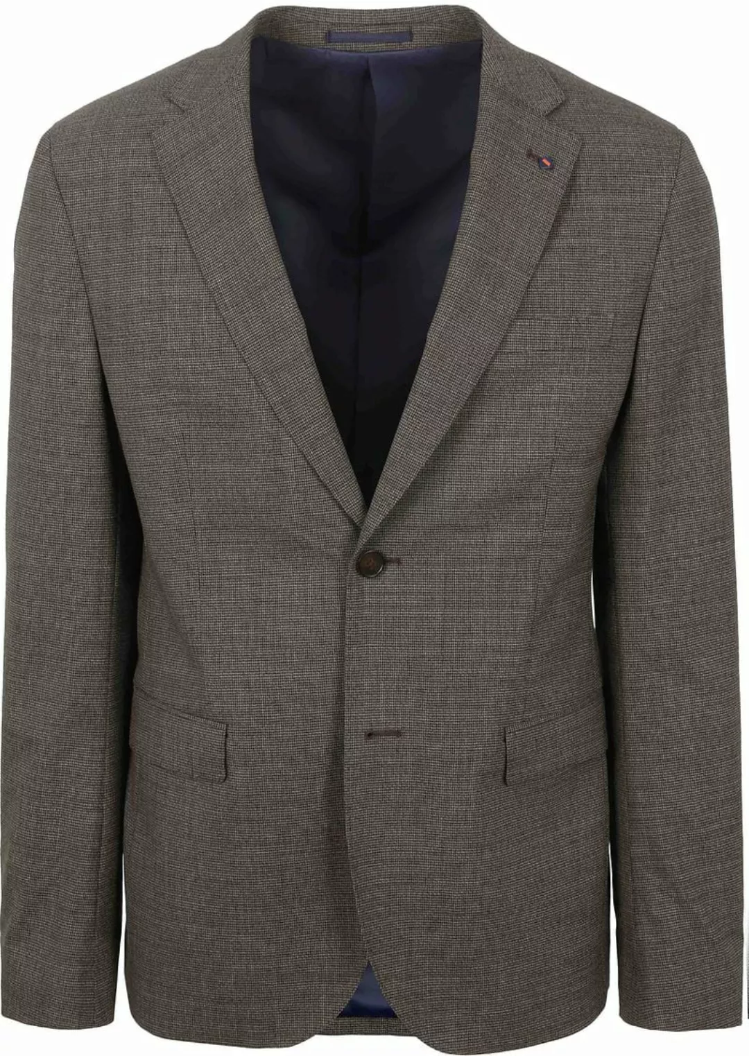 Suitable Strato Pied De Poule Suit Wool Ember Gold - Größe 48 günstig online kaufen