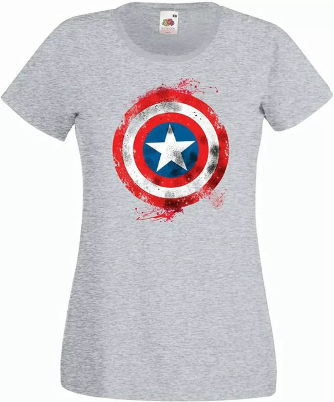 Youth Designz T-Shirt Vintage America Damen T-Shirt mit trendigen Frontprin günstig online kaufen