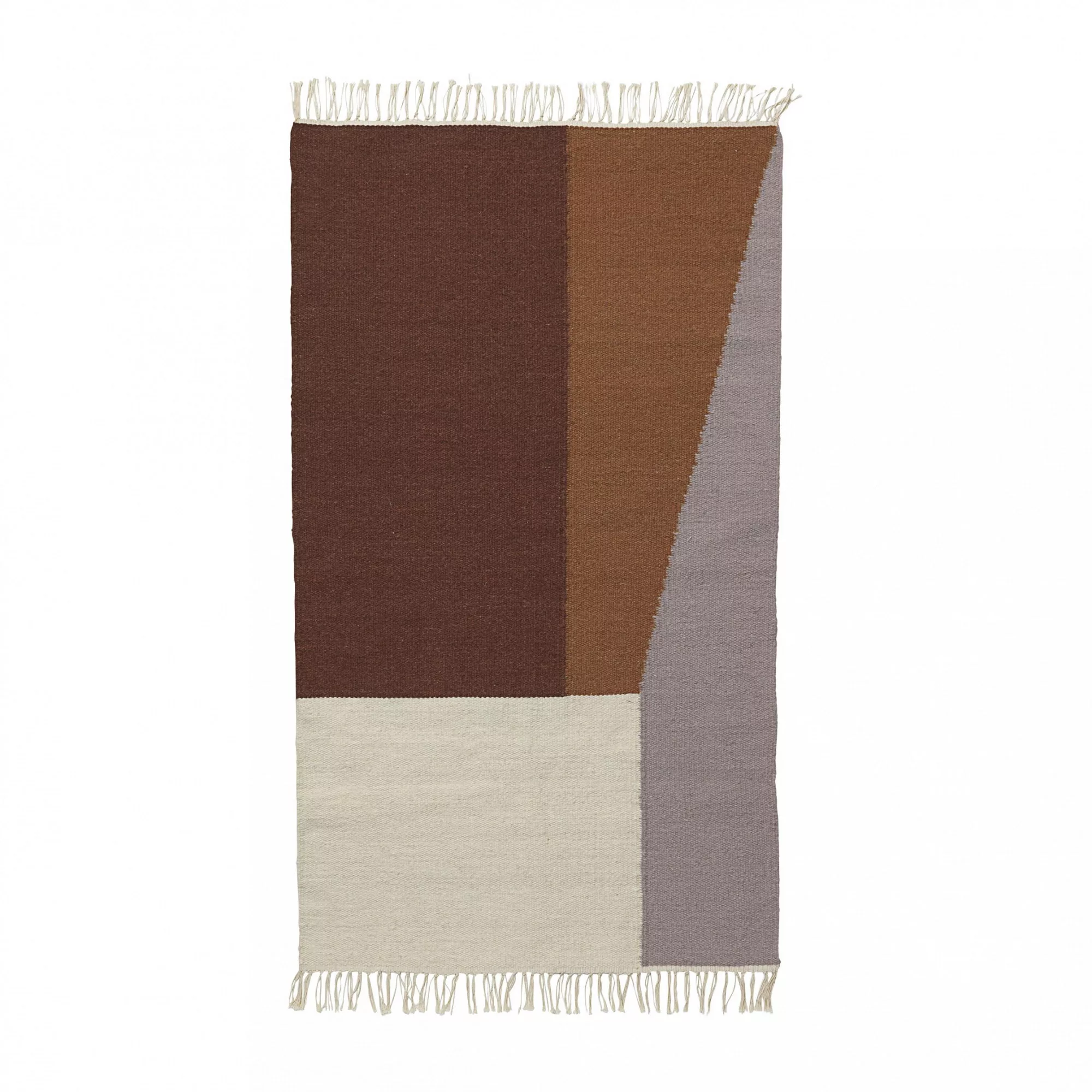 ferm LIVING - Kelim Borders Teppich 160x250cm - mehrfarbig/handgewebt/LxB 2 günstig online kaufen