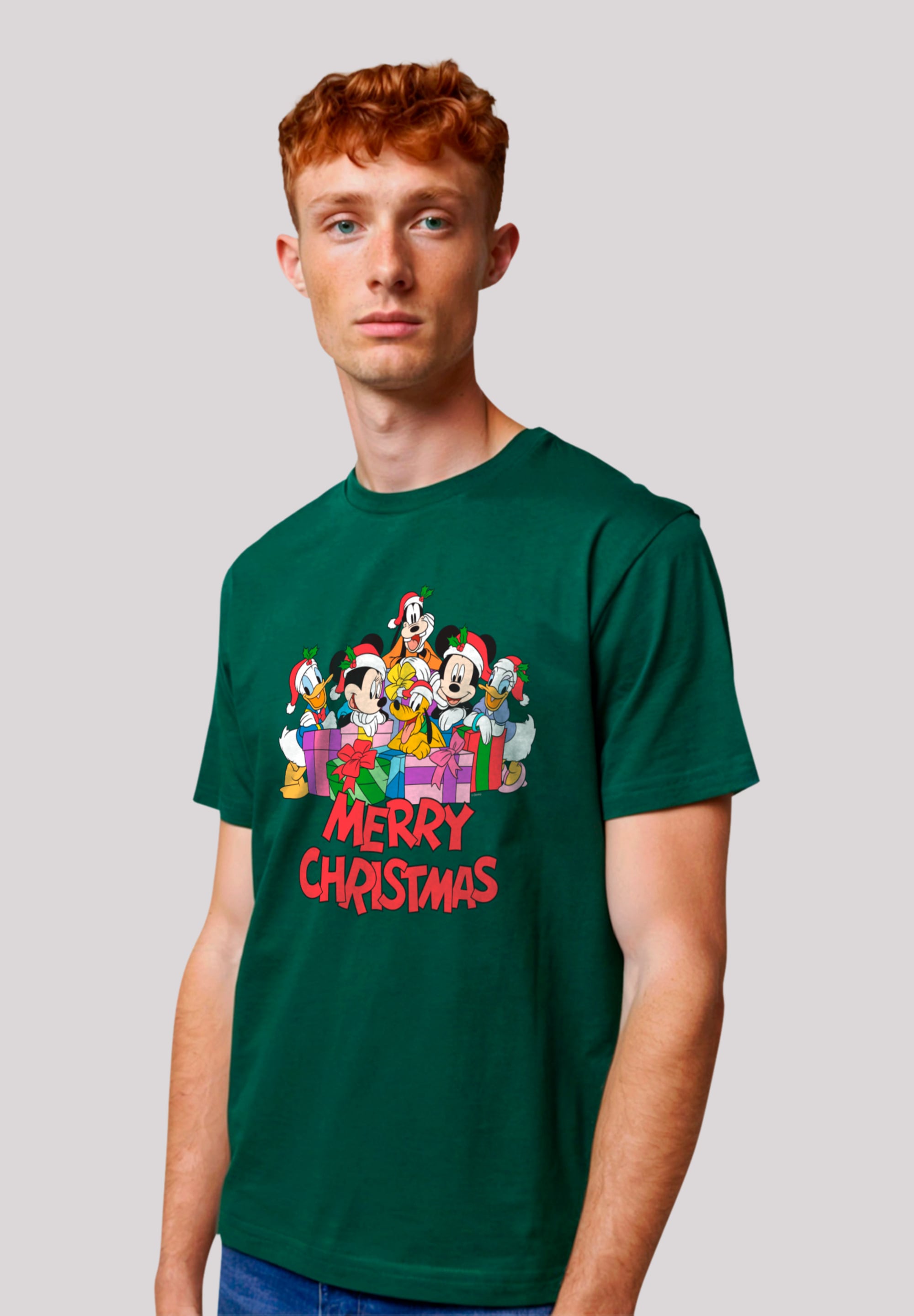 F4NT4STIC T-Shirt "Disney Micky Maus And Friends Christmas", Premium Qualit günstig online kaufen