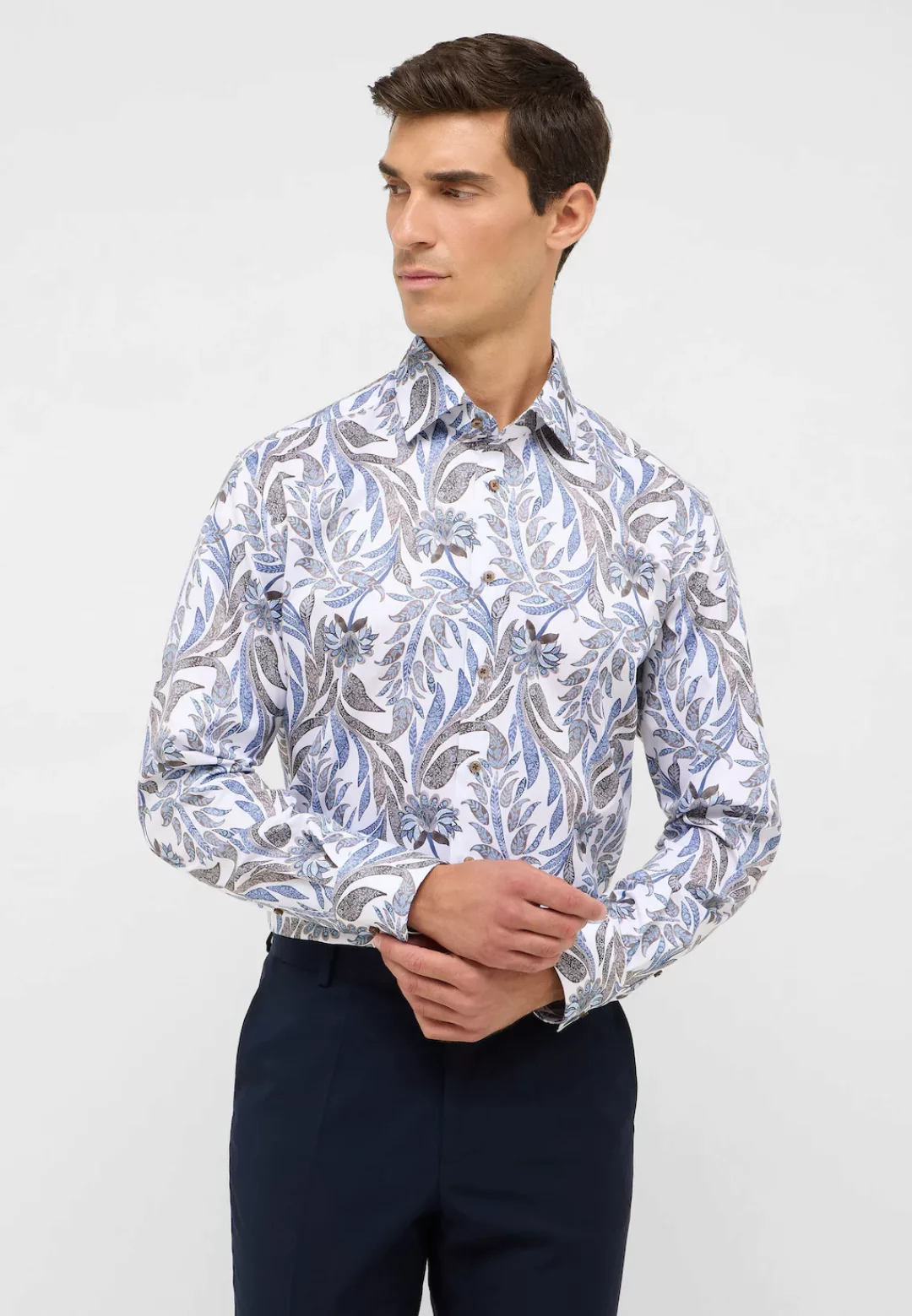 Eterna Langarmhemd "MODERN FIT", NON IRON (bügelfrei) günstig online kaufen