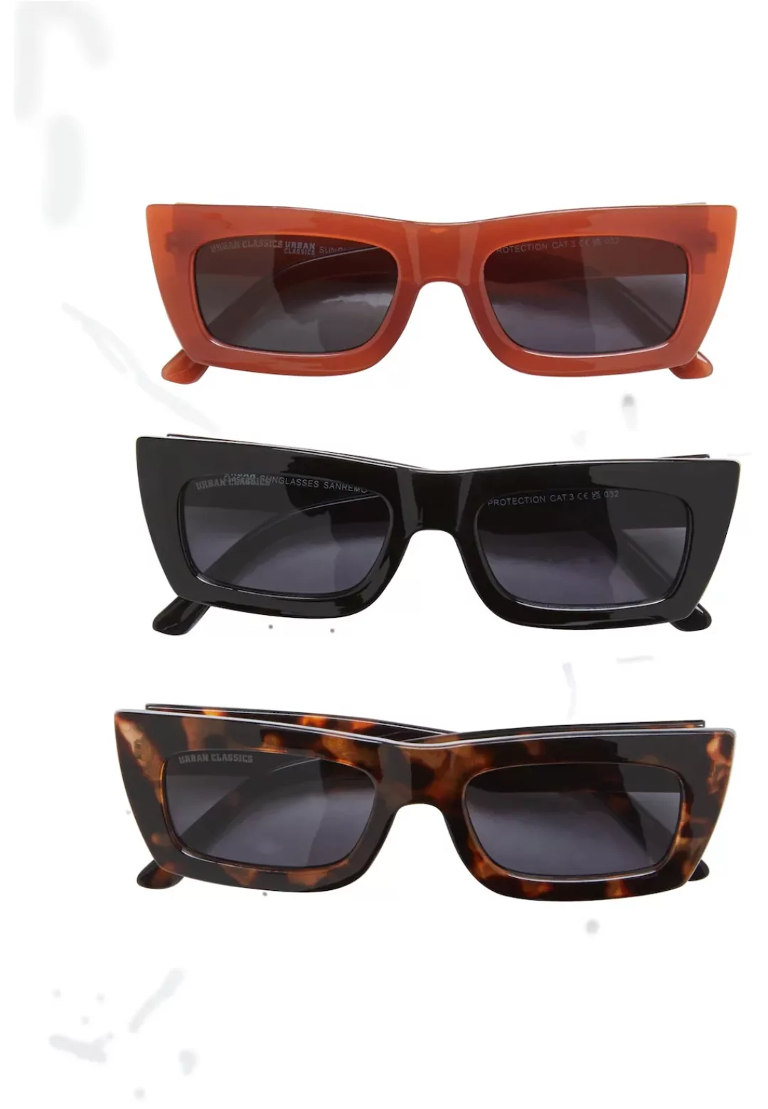 URBAN CLASSICS Sonnenbrille "Urban Classics Unisex Sunglasses Sanremo 3-Pac günstig online kaufen