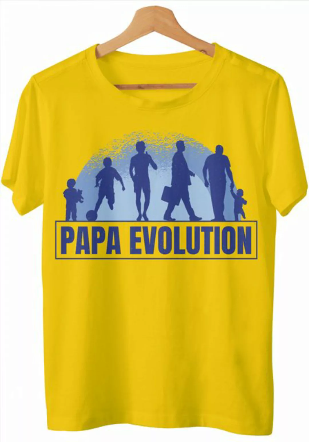 Art & Detail Shirt T-Shirt Papa Evolution Vater Dad Evo Papa Geschenk zum V günstig online kaufen