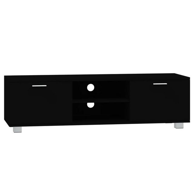 furnicato TV-Schrank Schwarz 140x40,5x35 cm Holzwerkstoff (1-St) günstig online kaufen