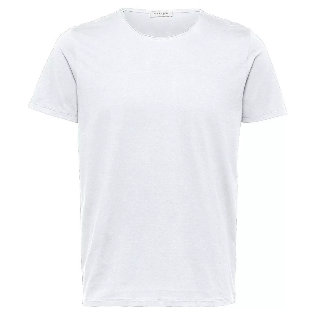 Selected Luke Kurzarm-t-shirt Mit O-ausschnitt L Bright White günstig online kaufen