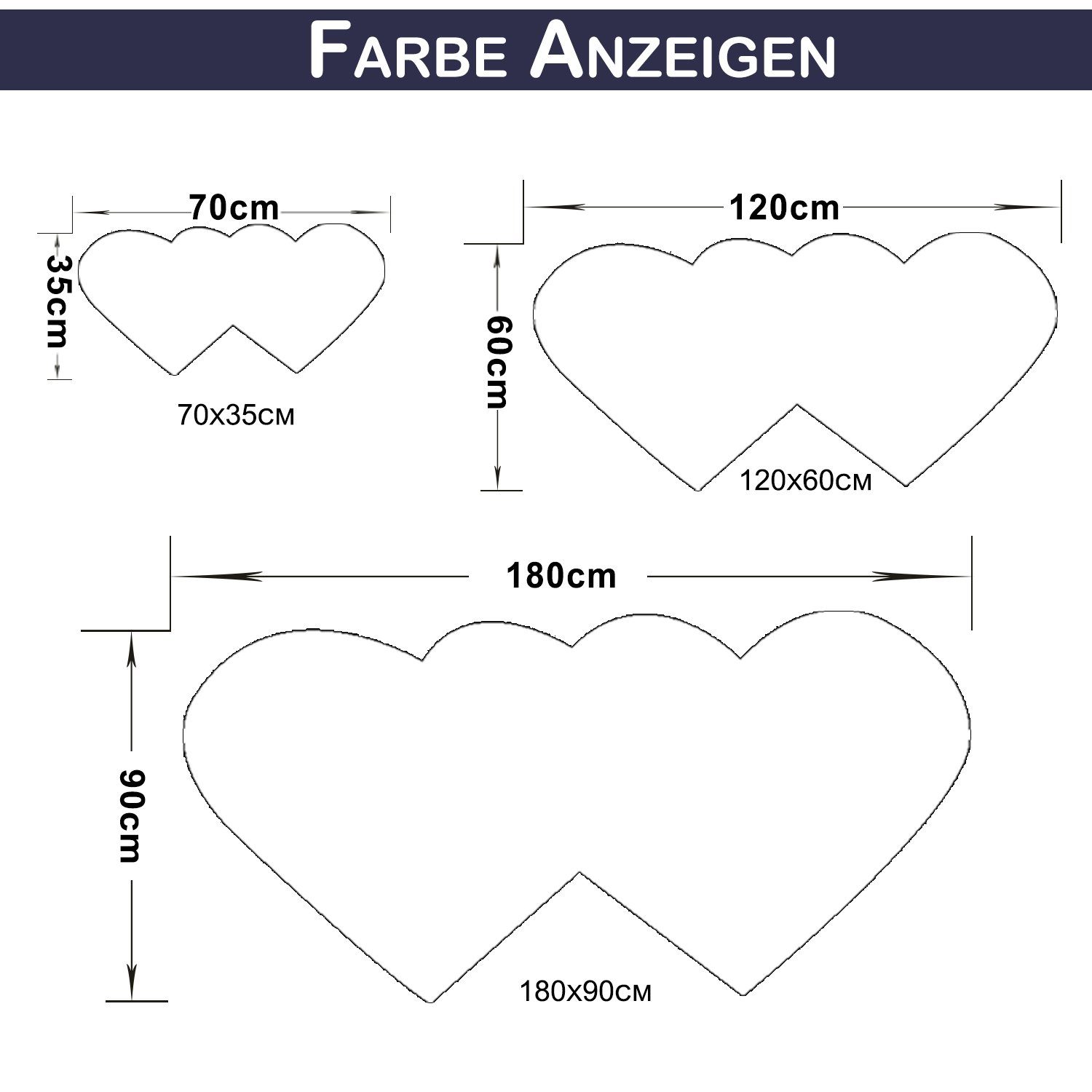 BTTO TEPP Hochflor-Teppich Hochflor Fellteppich,Herz Teppich,Weicher günstig online kaufen