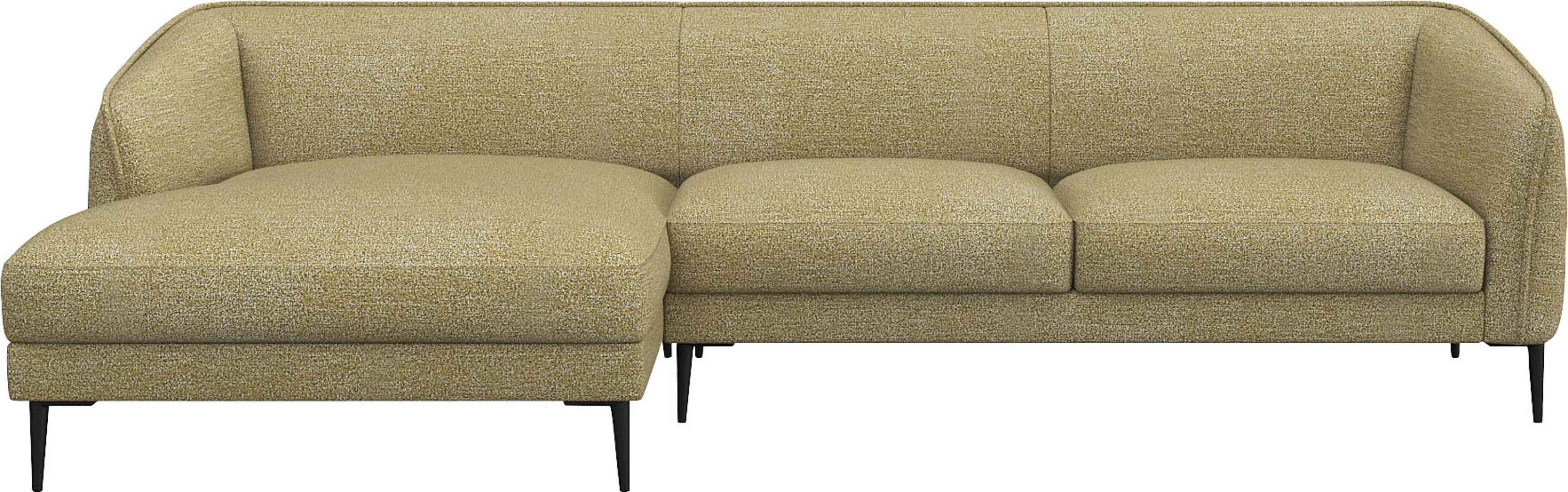 FLEXLUX Ecksofa »Belle Designsofa, L-Form, B/T 288/149 cm«, Skandinavisches günstig online kaufen