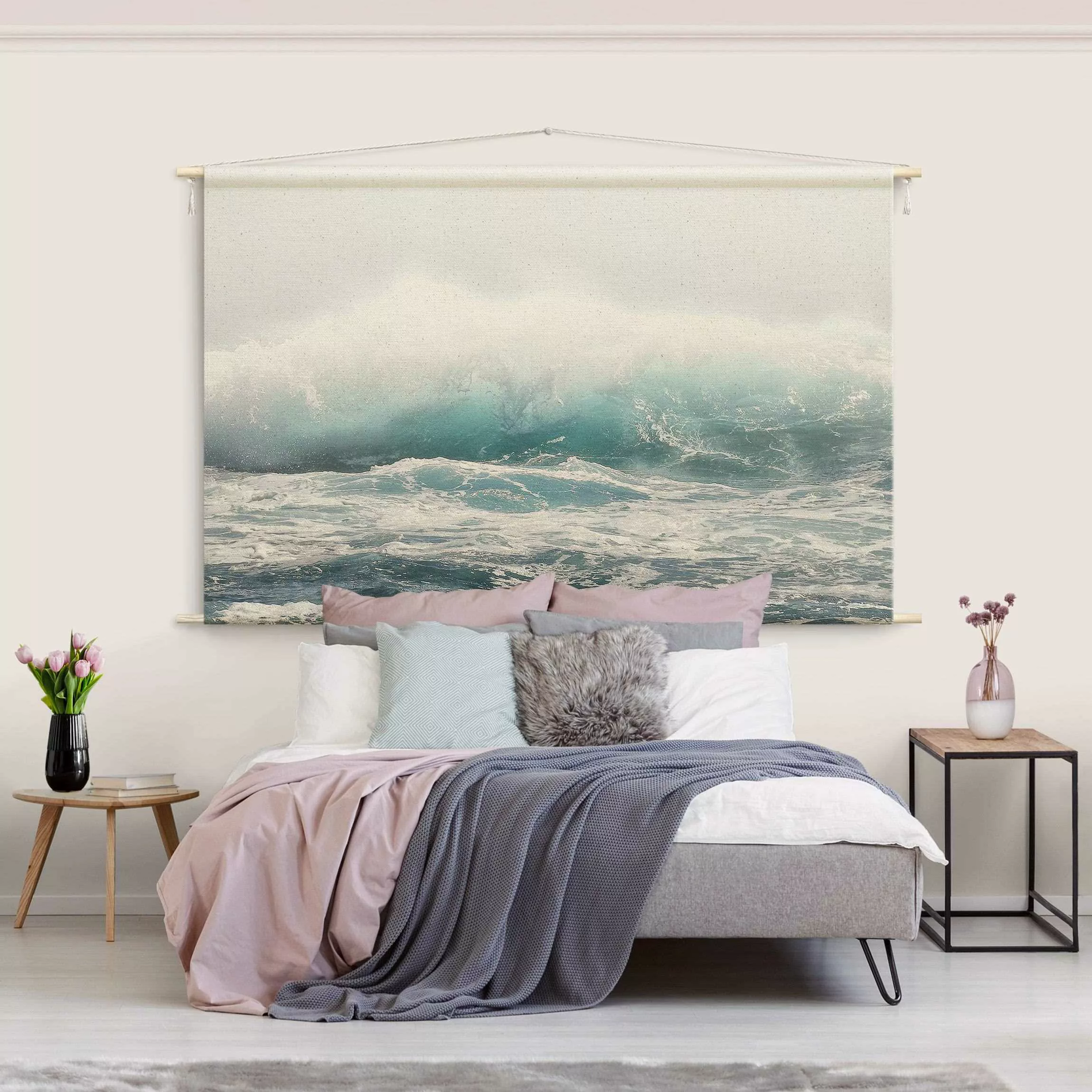 Wandteppich Große Welle Hawaii günstig online kaufen