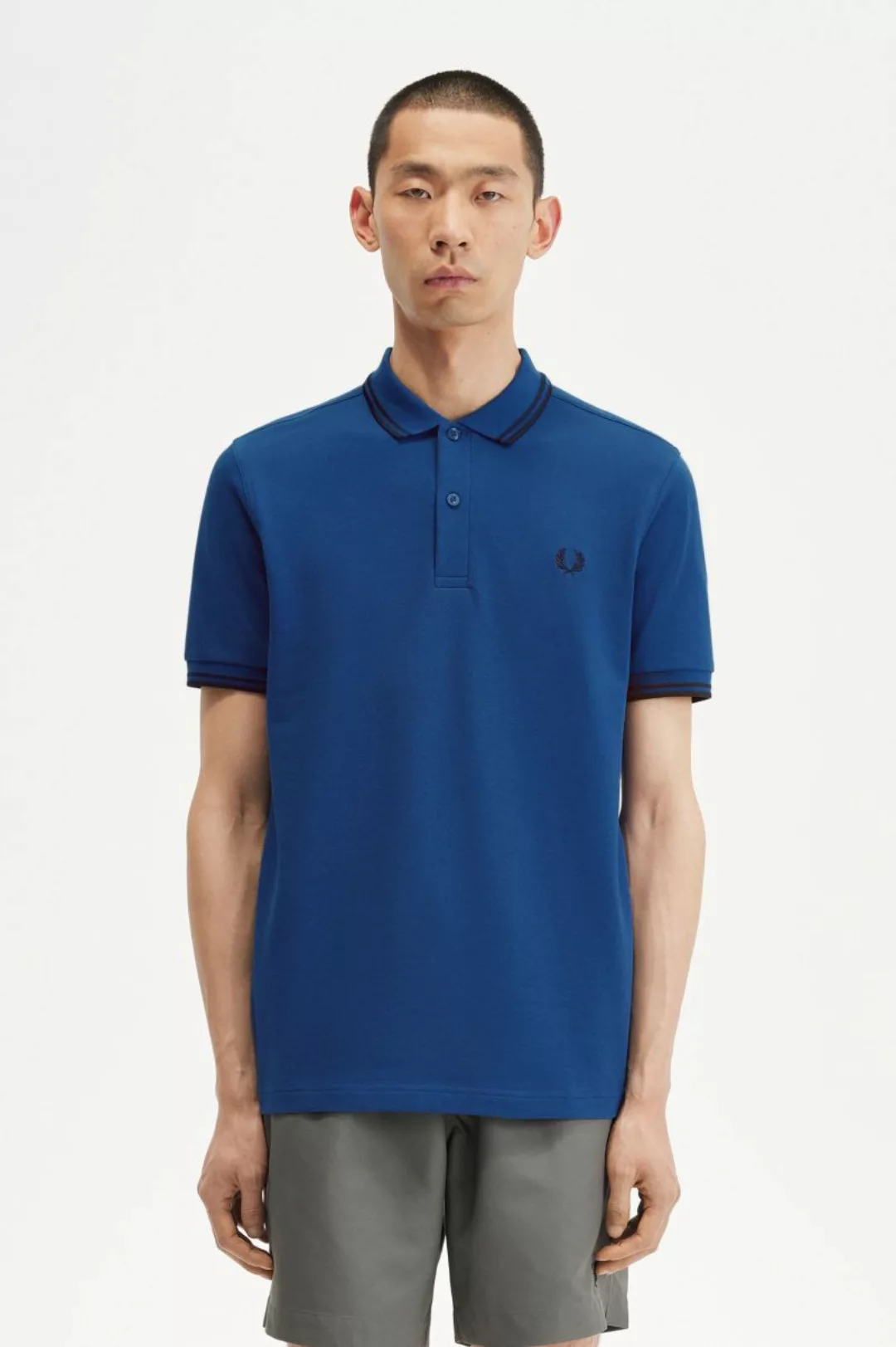 Fred Perry Poloshirt M3600 Kobaltblau R84 - Größe S günstig online kaufen