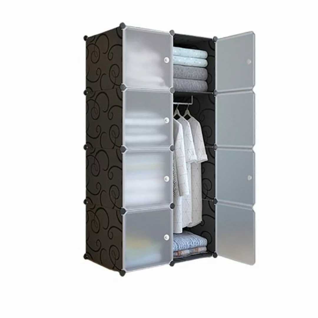 GarveeMore Kleiderschrank DIY Kombischrank Steckregal modularer Kombischran günstig online kaufen