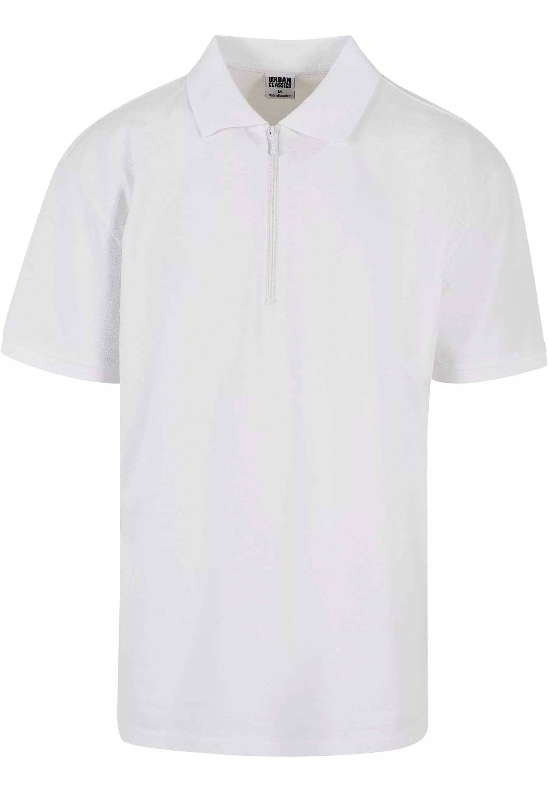 URBAN CLASSICS Poloshirt "Urban Classics Herren Oversized Zip Polo" günstig online kaufen