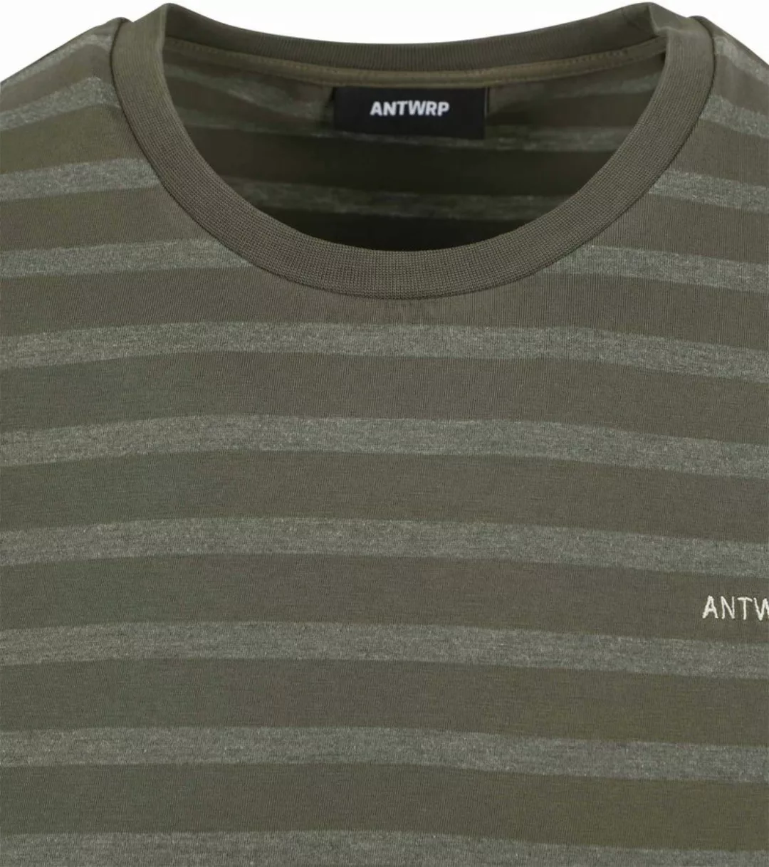 ANTWRP T-Shirt Streifen Grün - Größe M günstig online kaufen