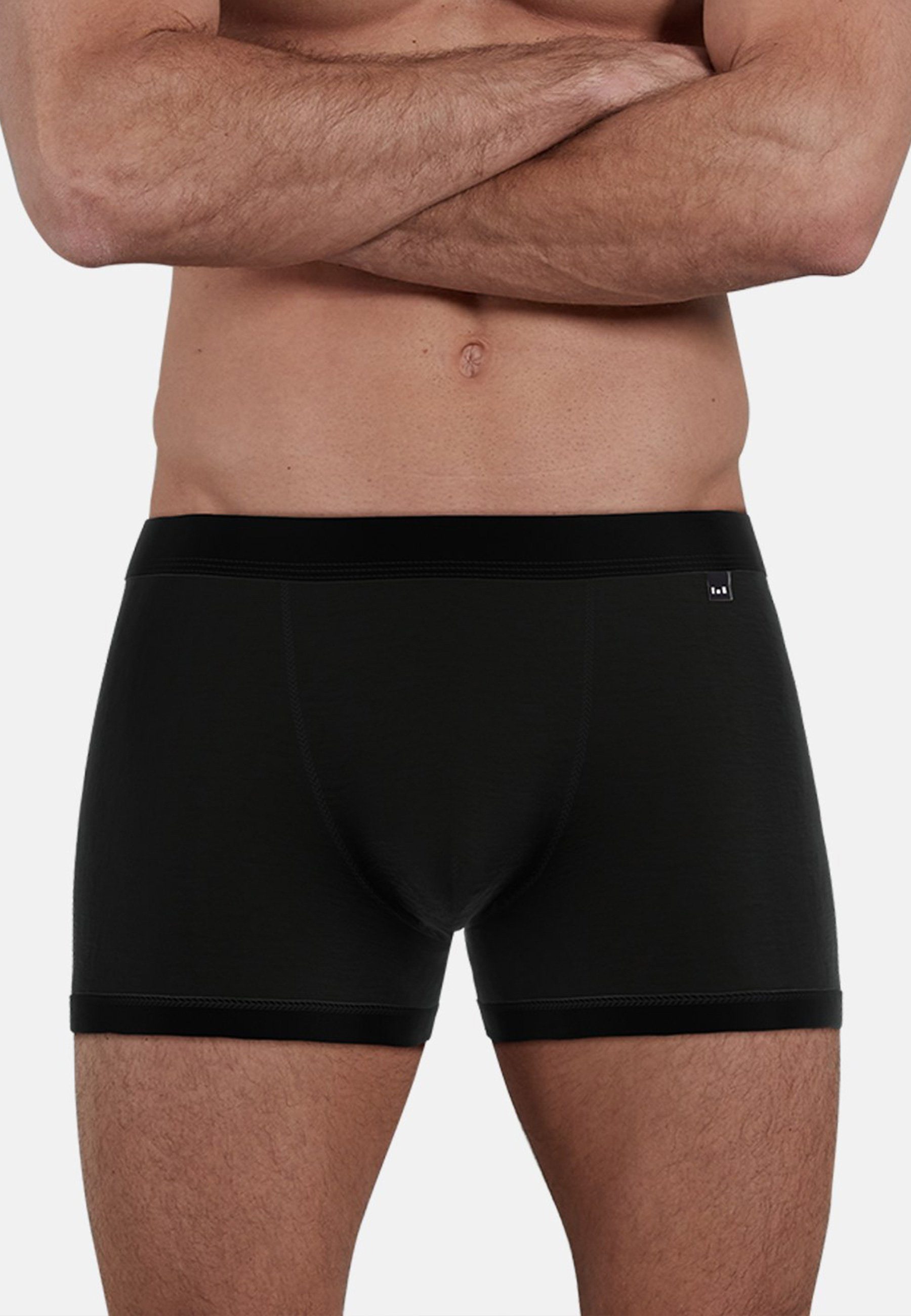 GÖTZBURG Boxershorts "X-lastic", (2er-Pack), basic, elastischer Bund, eng, günstig online kaufen
