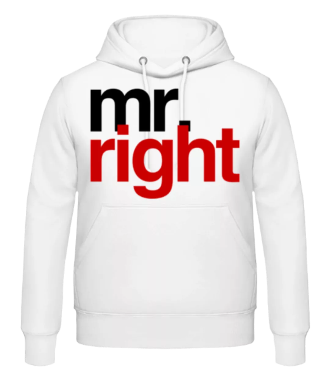 Mr. Right Logo · Männer Hoodie günstig online kaufen