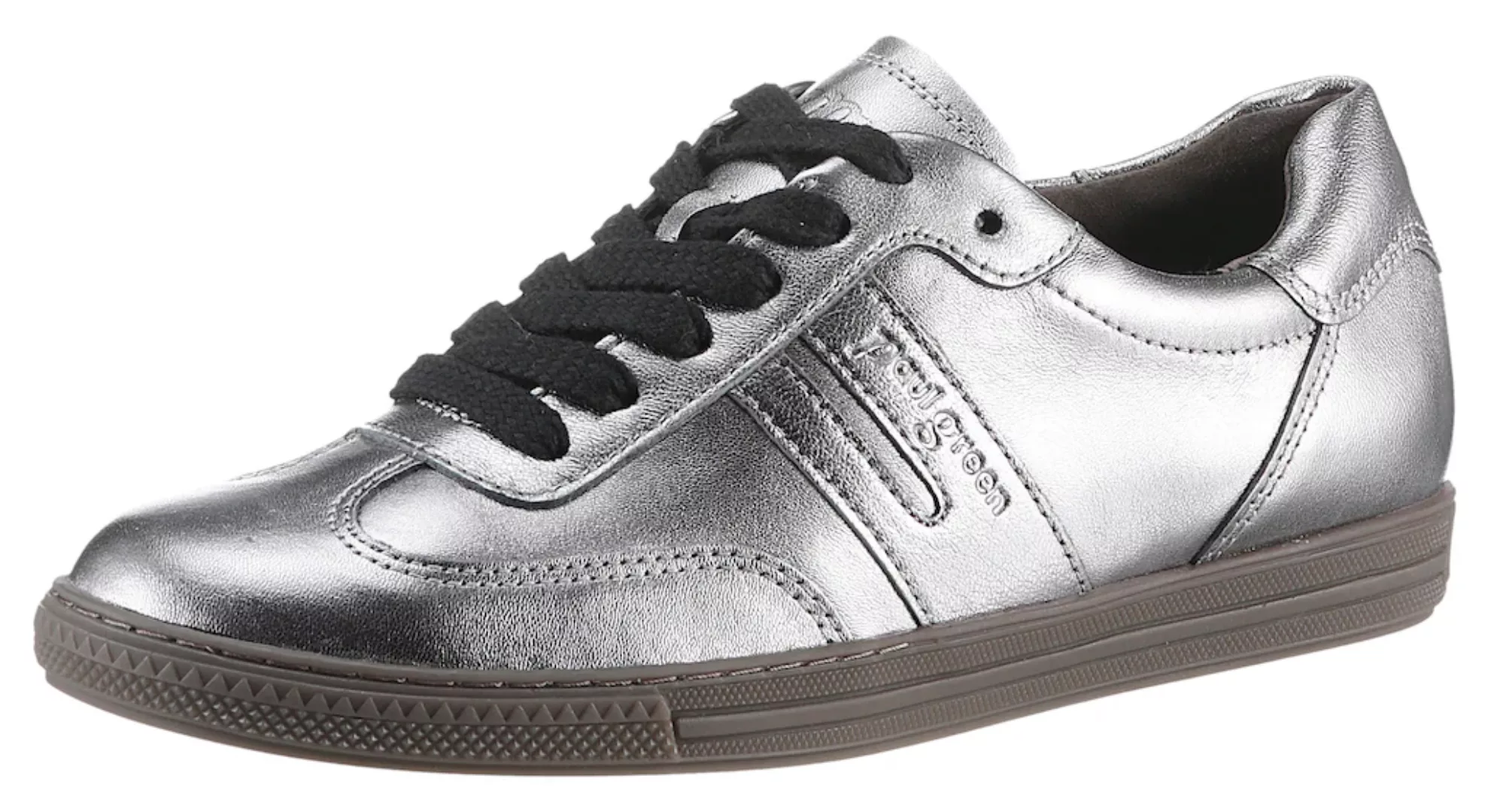 Paul Green Sneaker, Schnürschuh, Halbschuh, Freizeitschuh in Metallic-Optik günstig online kaufen