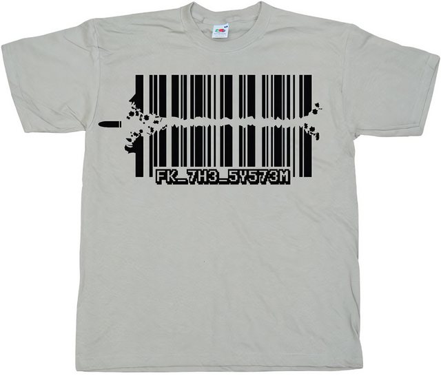 Hybris T-Shirt Fuck The System T-Shirt günstig online kaufen