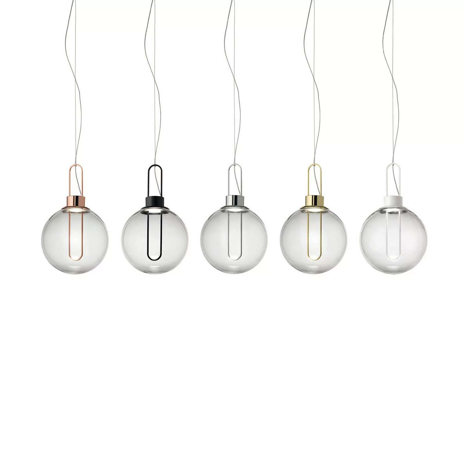 Modo Luce Orb LED-Hängeleuchte, schwarz, Ø 25 cm günstig online kaufen
