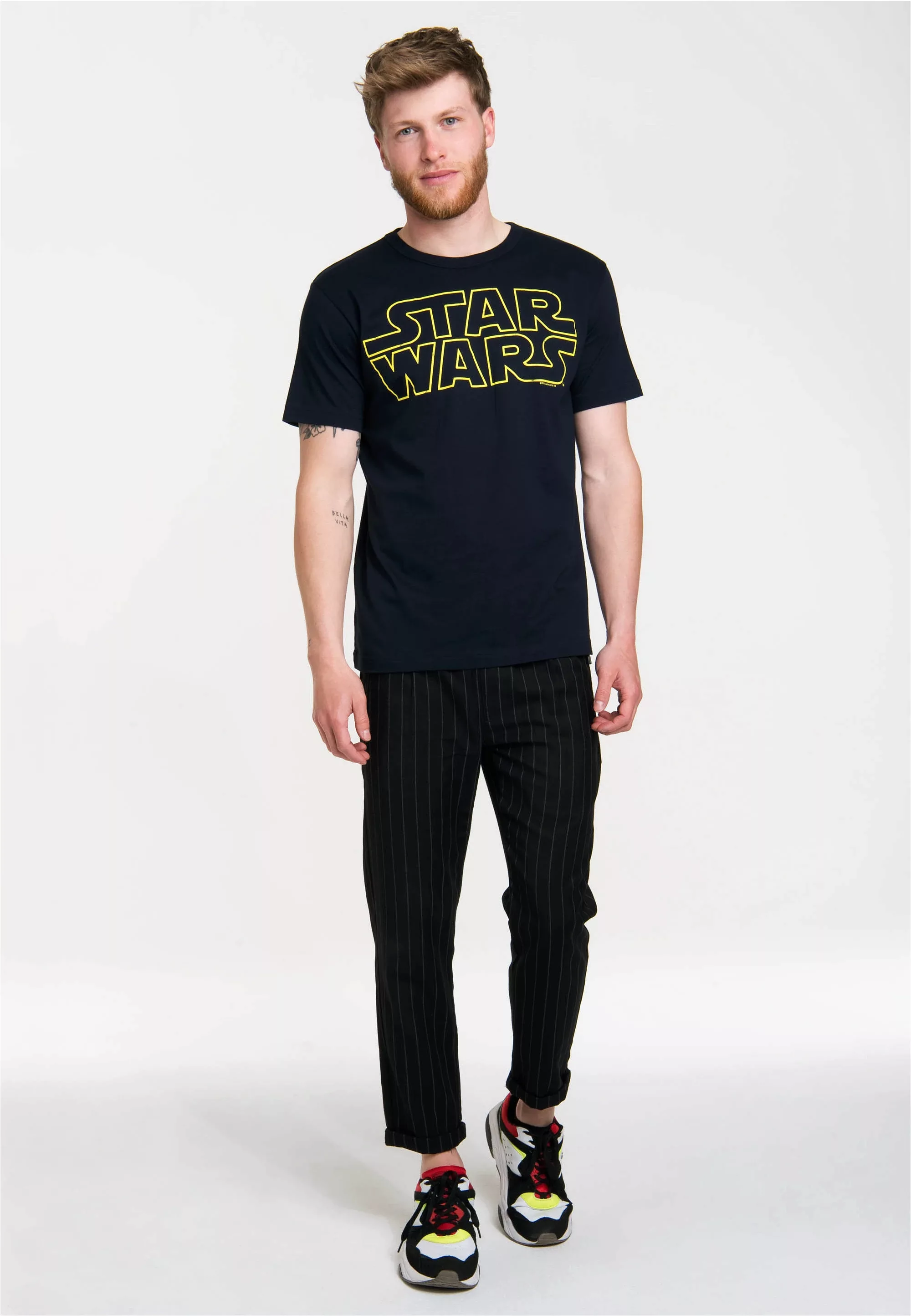 LOGOSHIRT T-Shirt "Krieg der Sterne - Logo", mit Star Wars-Schriftzug günstig online kaufen