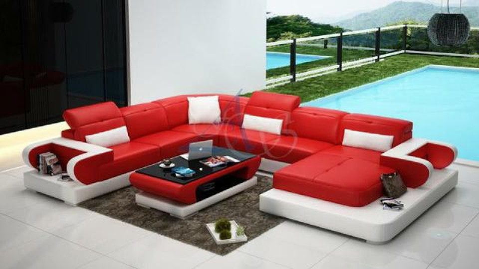 JVmoebel Wohnlandschaft Sofa Eckcouch Couch Funktionssofa günstig online kaufen
