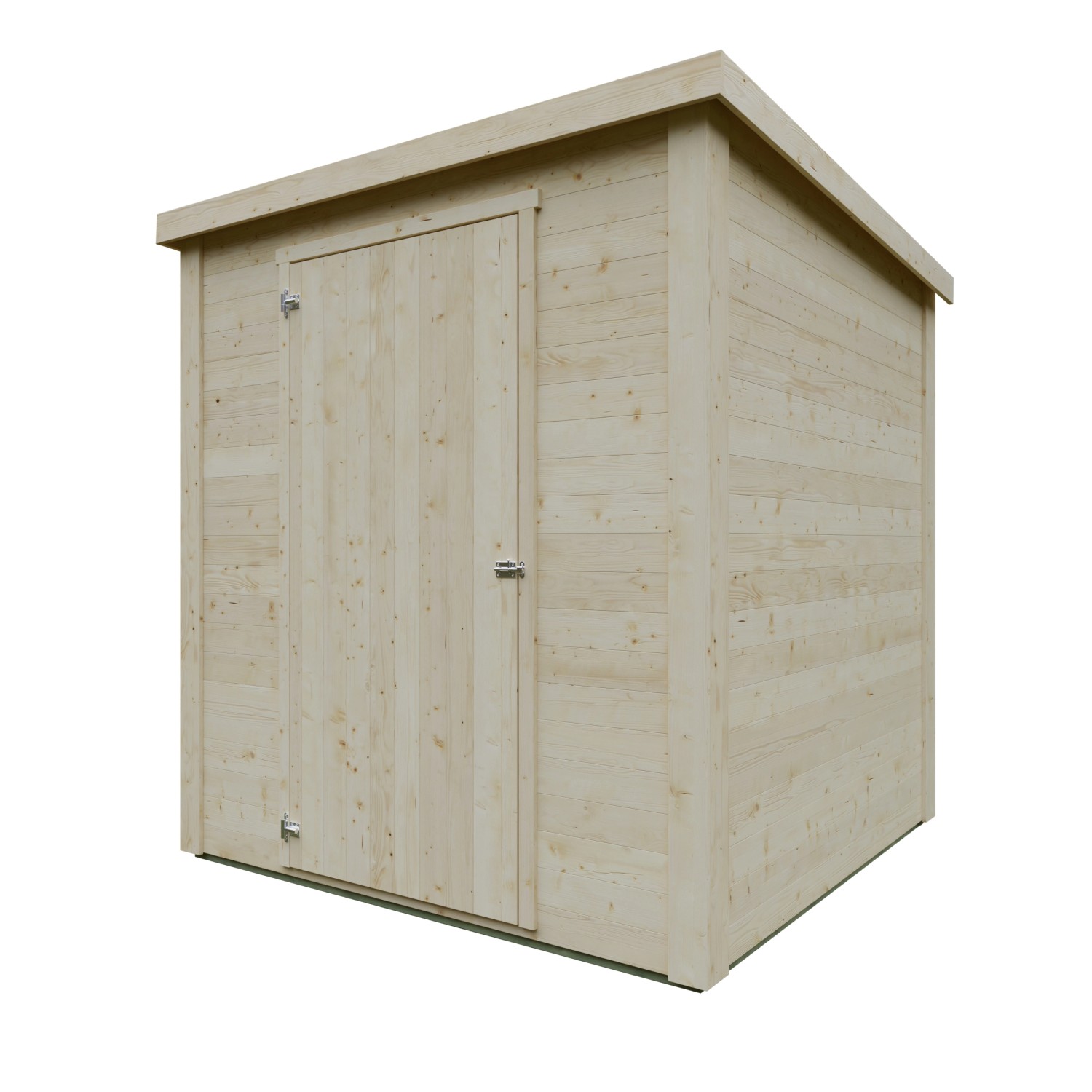Kiehn-Holz Gerätehaus KH 16-009 Natur Unbehandelt 179 cm x 176 cm günstig online kaufen