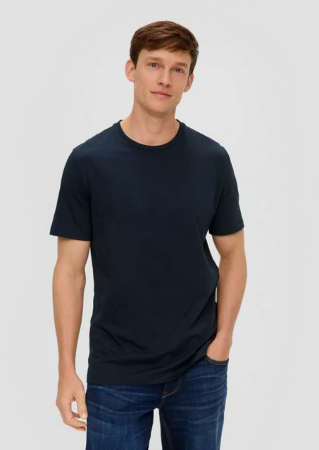 s.Oliver Kurzarmshirt Basic-T-Shirt aus Baumwolle im 2er-Pack günstig online kaufen