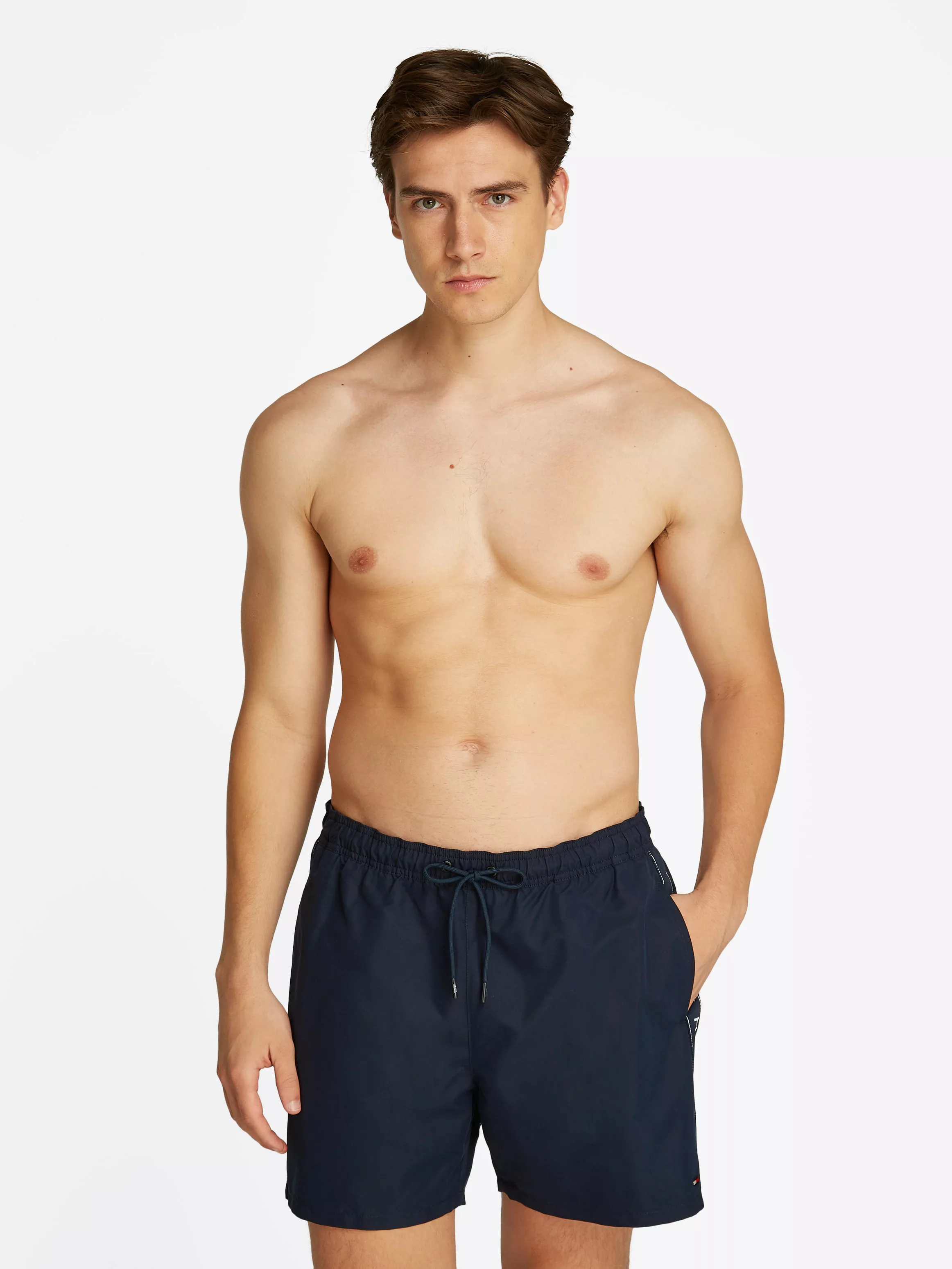 Tommy Hilfiger Swimwear Badeshorts "MEDIUM DRAWSTRING TAPE", mit Logo-Band günstig online kaufen