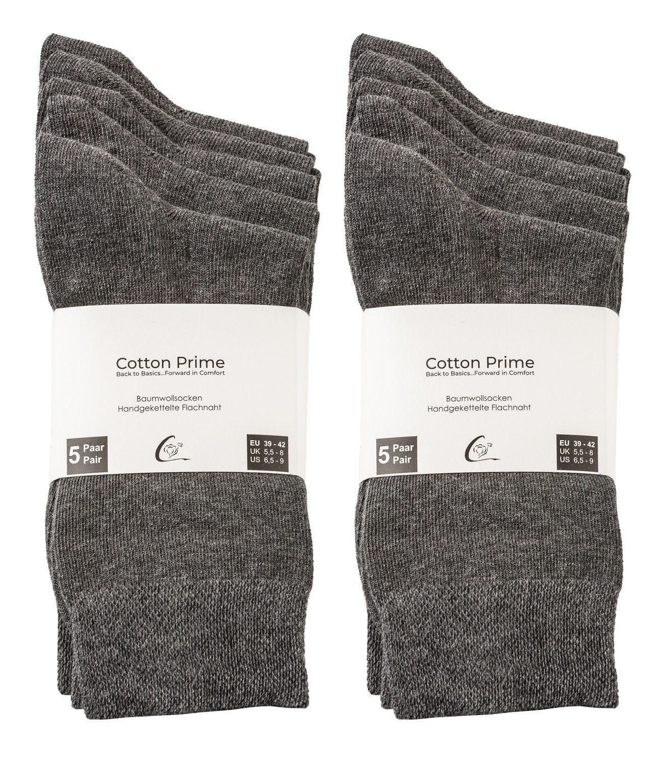 Cotton Prime® Basicsocken Baumwollsocken - Back günstig online kaufen