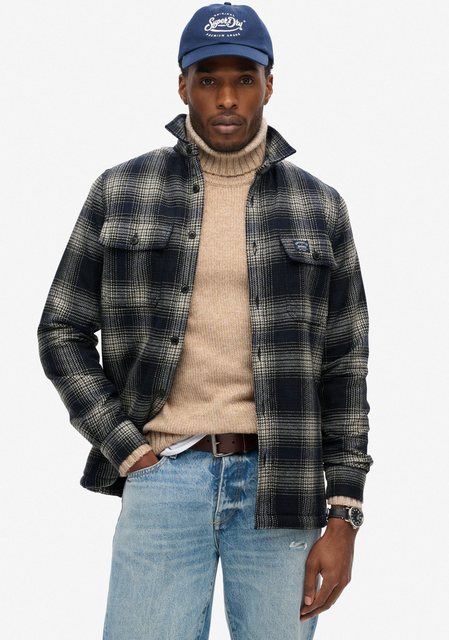 Superdry Langarmhemd Wool Miller Overshirt günstig online kaufen