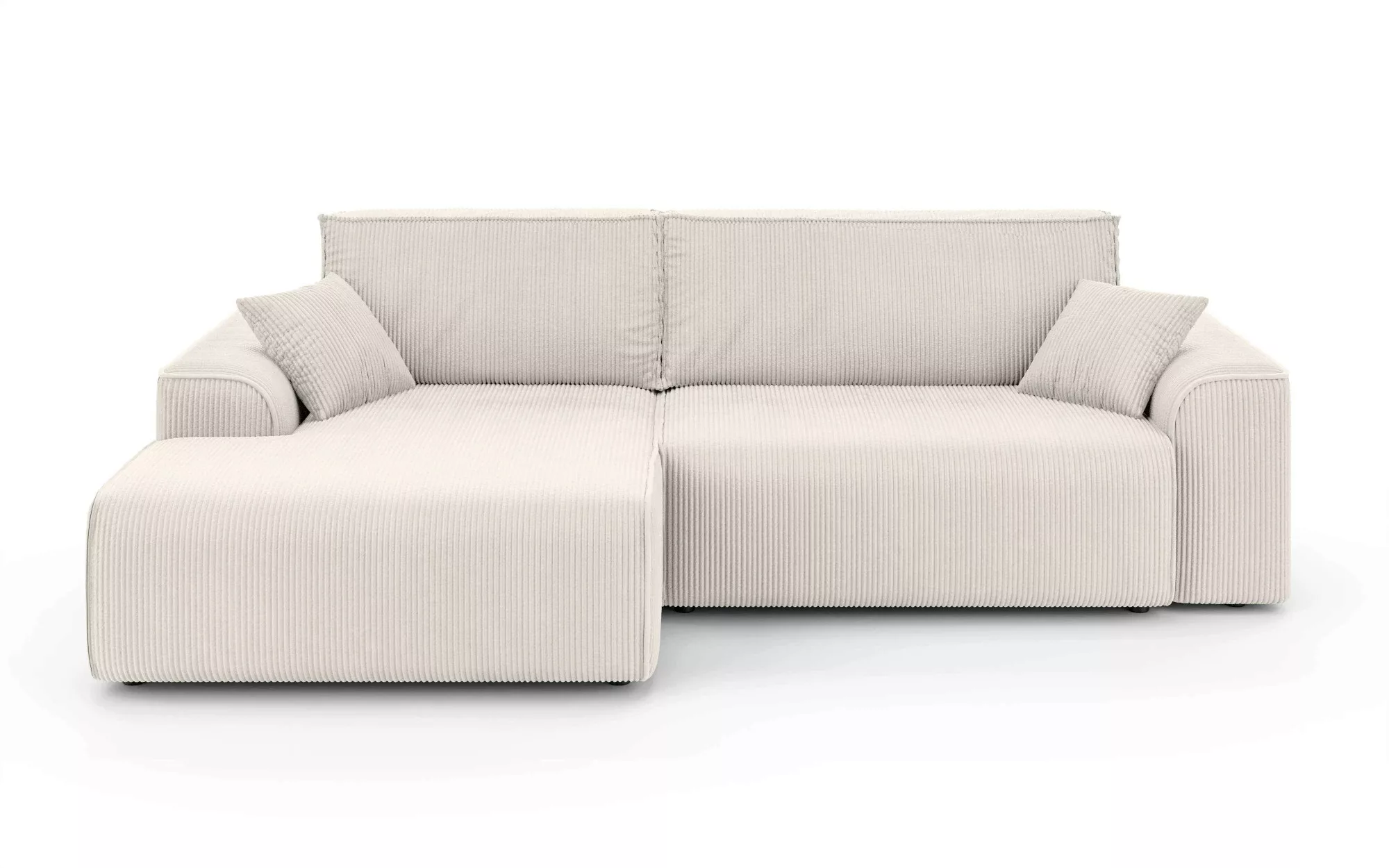 Home affaire Ecksofa »Santenay mit Bettfunktion und Bettkasten, Maße: B/T/H günstig online kaufen
