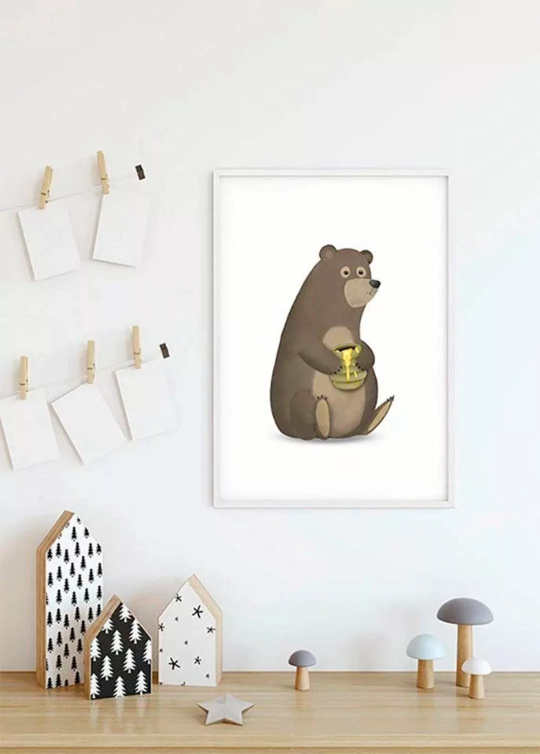 Komar Poster »Cute Animal Bear«, Tiere, (1 St.) günstig online kaufen