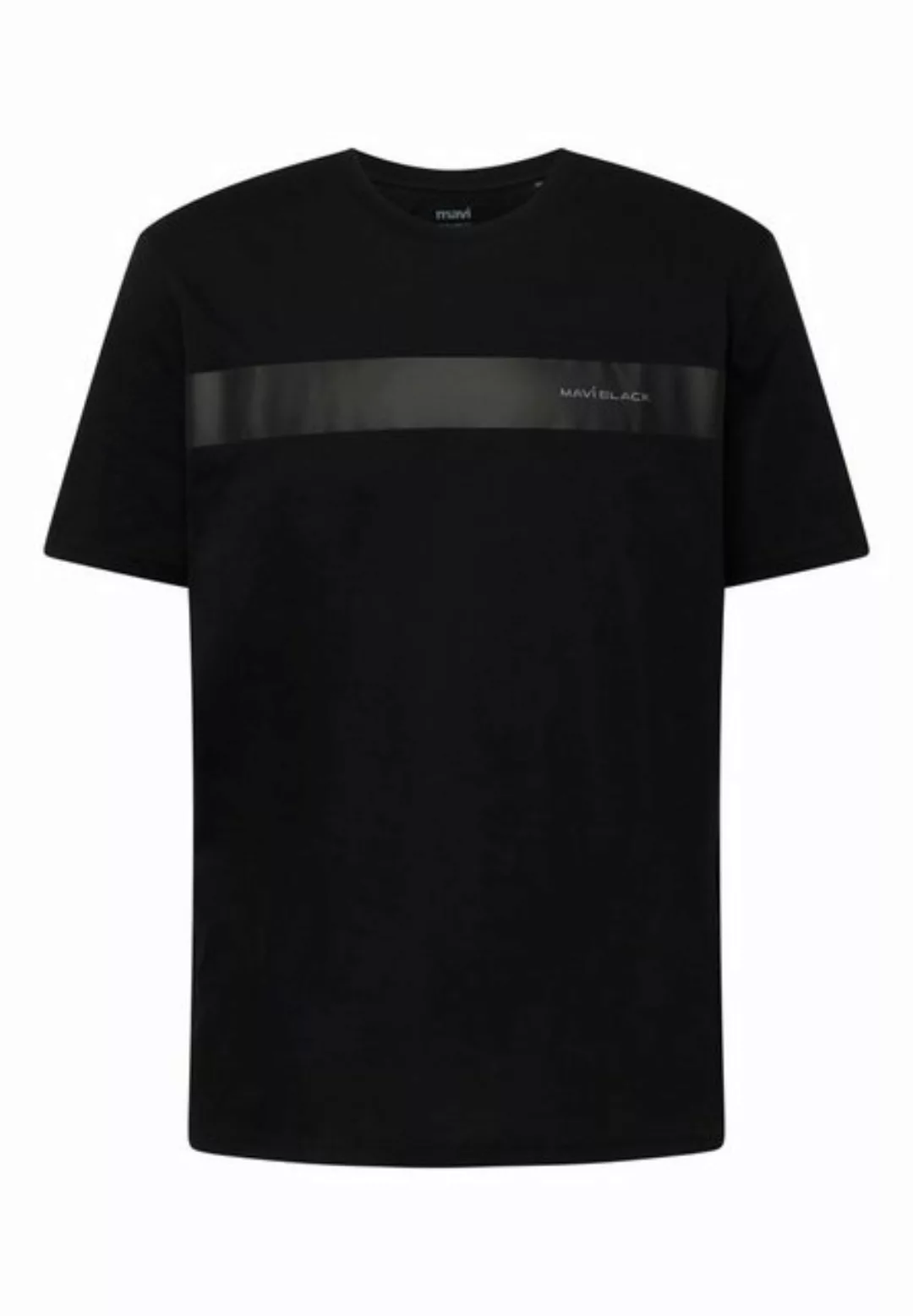 Mavi Rundhalsshirt "CREW NECK TEE", Mavi Black Tee günstig online kaufen