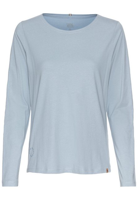 camel active Langarmshirt aus reiner Baumwolle günstig online kaufen