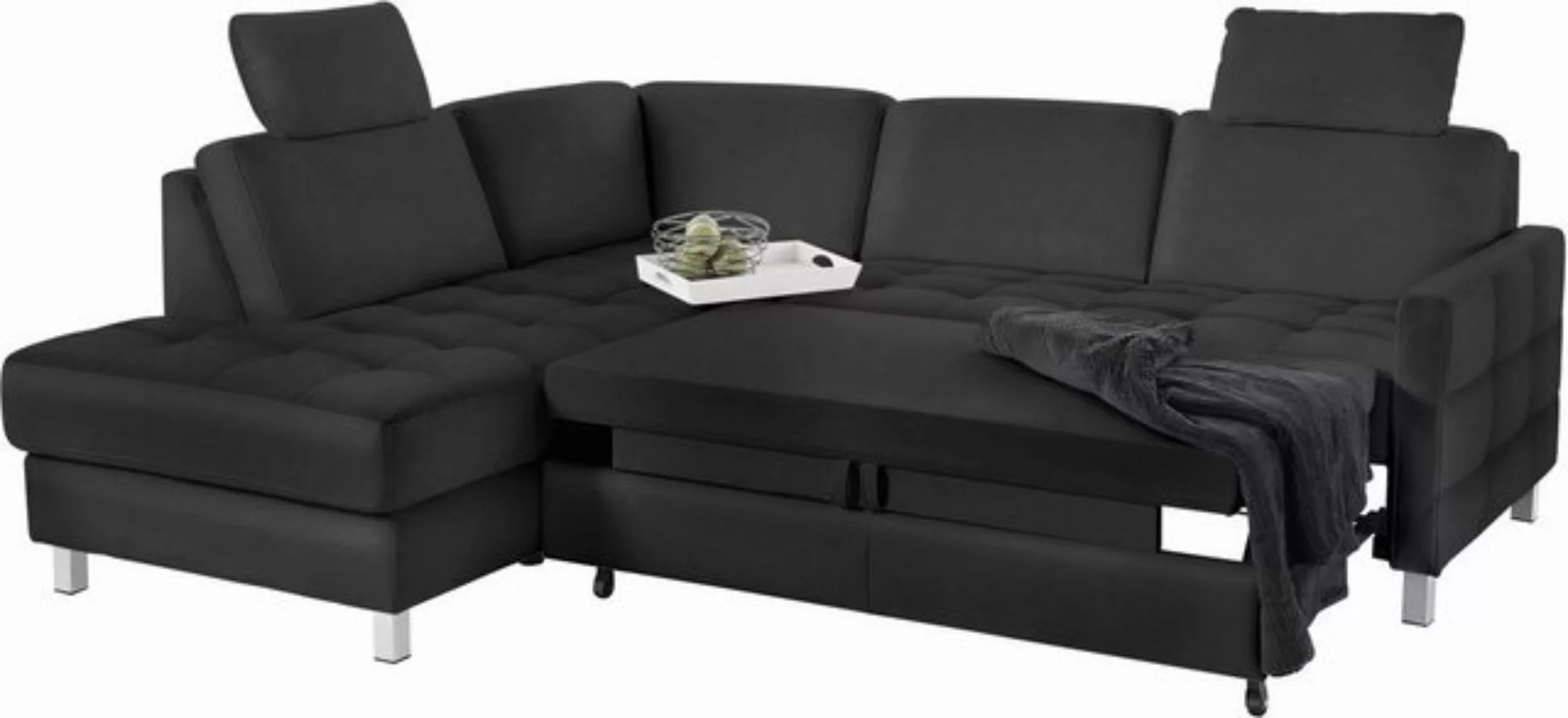 sit&more Ecksofa Benson L-Form, wahlweise mit Bettfunktion günstig online kaufen