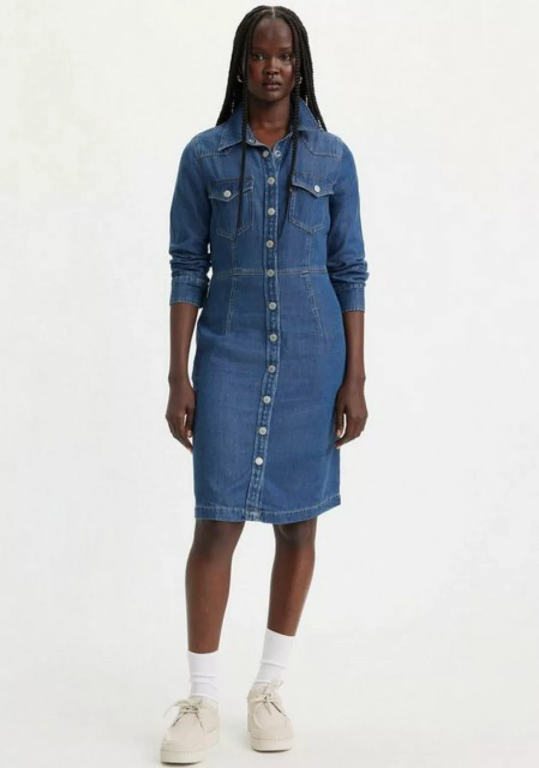 Levi's® Jeanskleid OTTO WESTERN DRESS im klassischen Westernlook günstig online kaufen