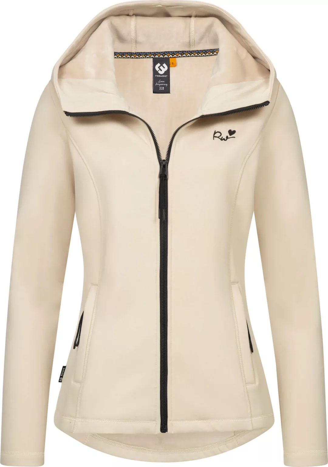 Ragwear Kapuzensweatjacke "Lyshka", Sportliche weiche und elastische Kapuze günstig online kaufen
