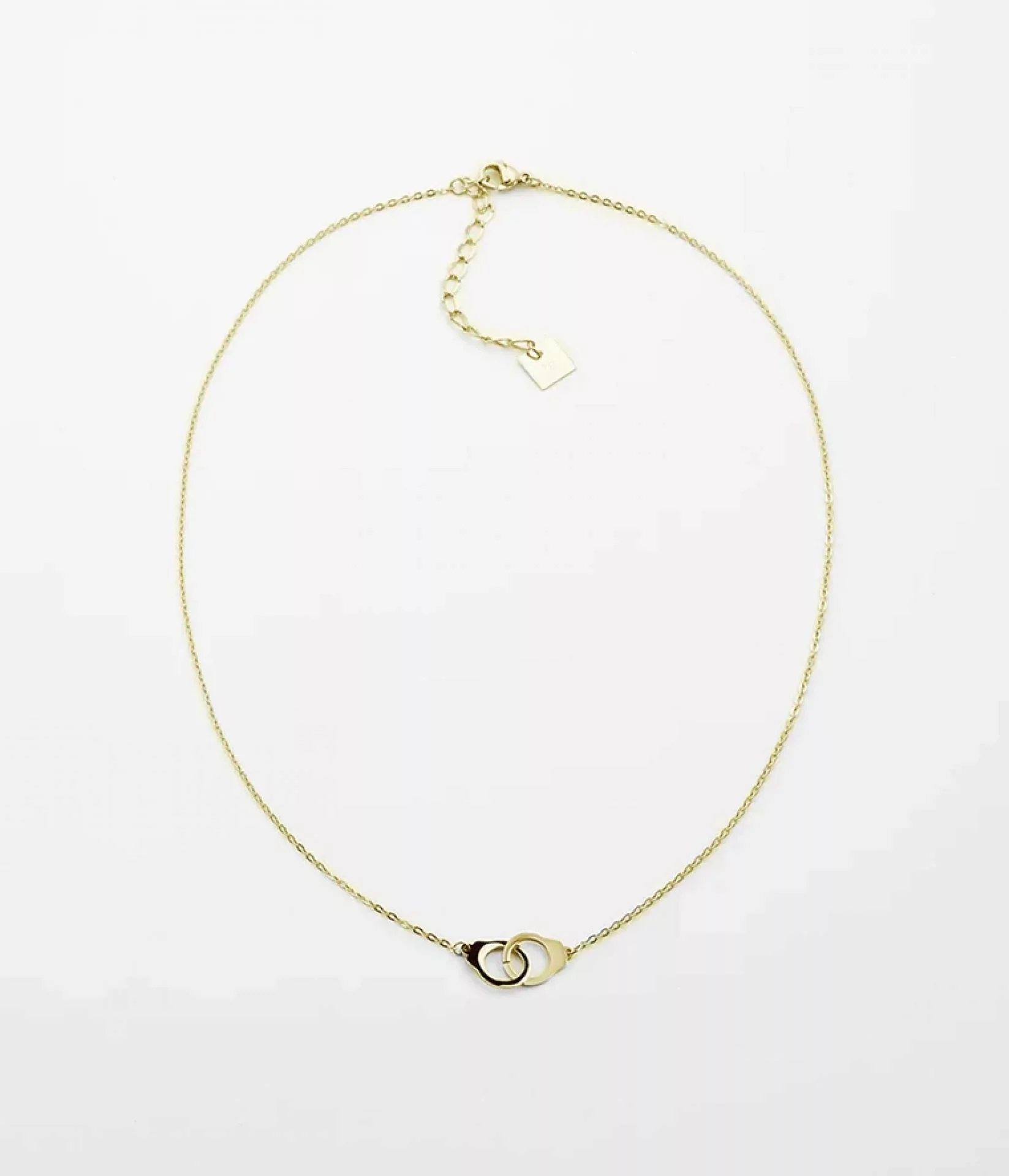 ZAG Bijoux Halskette Handschellen 38+5 cm Gold günstig online kaufen