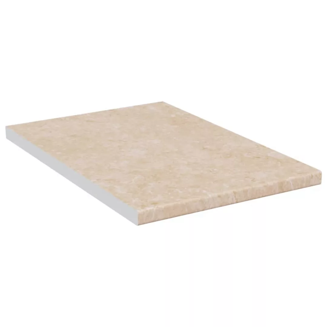 Küchenarbeitsplatte Beige Mit Marmor-struktur 40x60x2,8 Cm Spanplatte günstig online kaufen