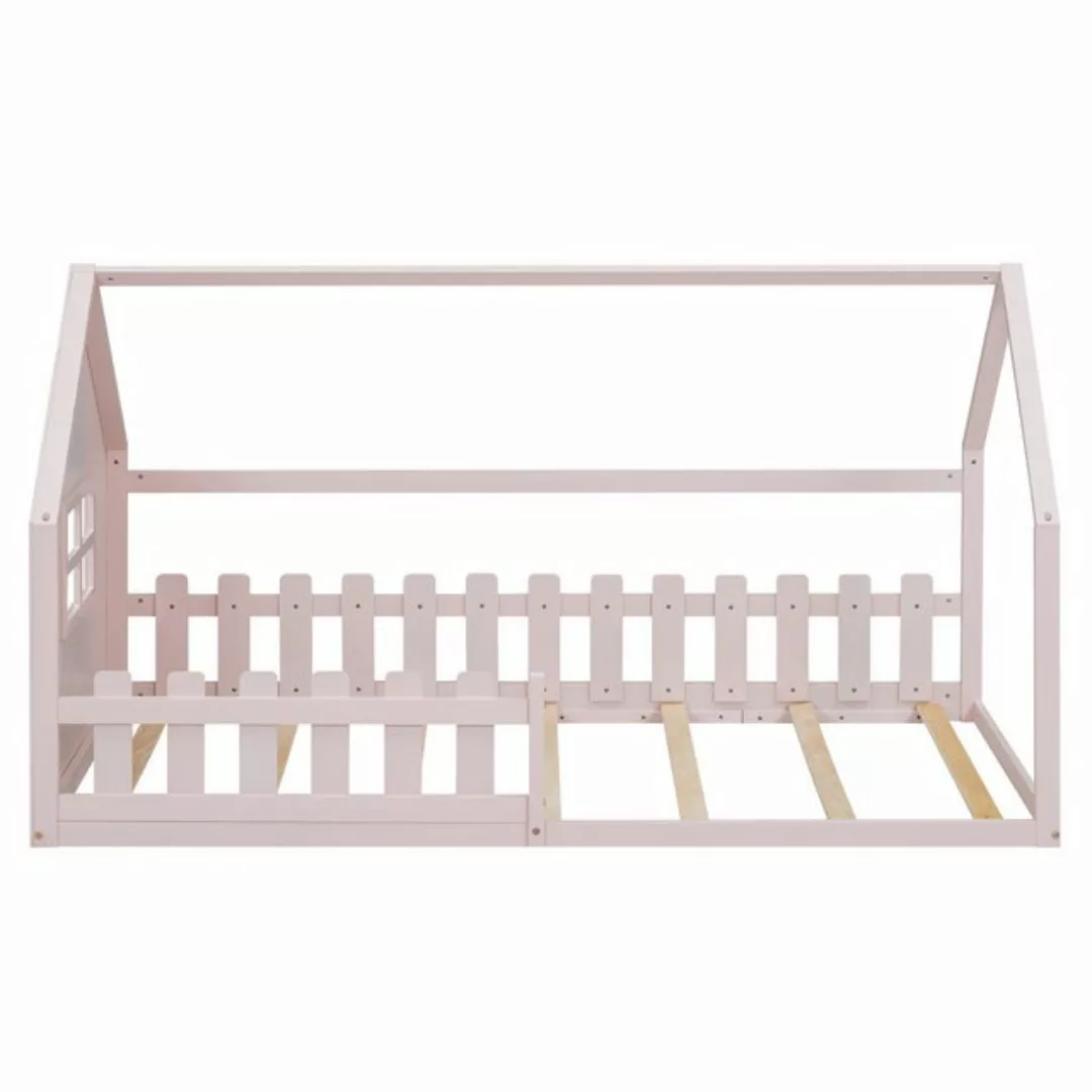 REDOM Kinderbett Hausbett, Holzbett, Flachbett 90*200cm (90*200cm), ohne Ma günstig online kaufen