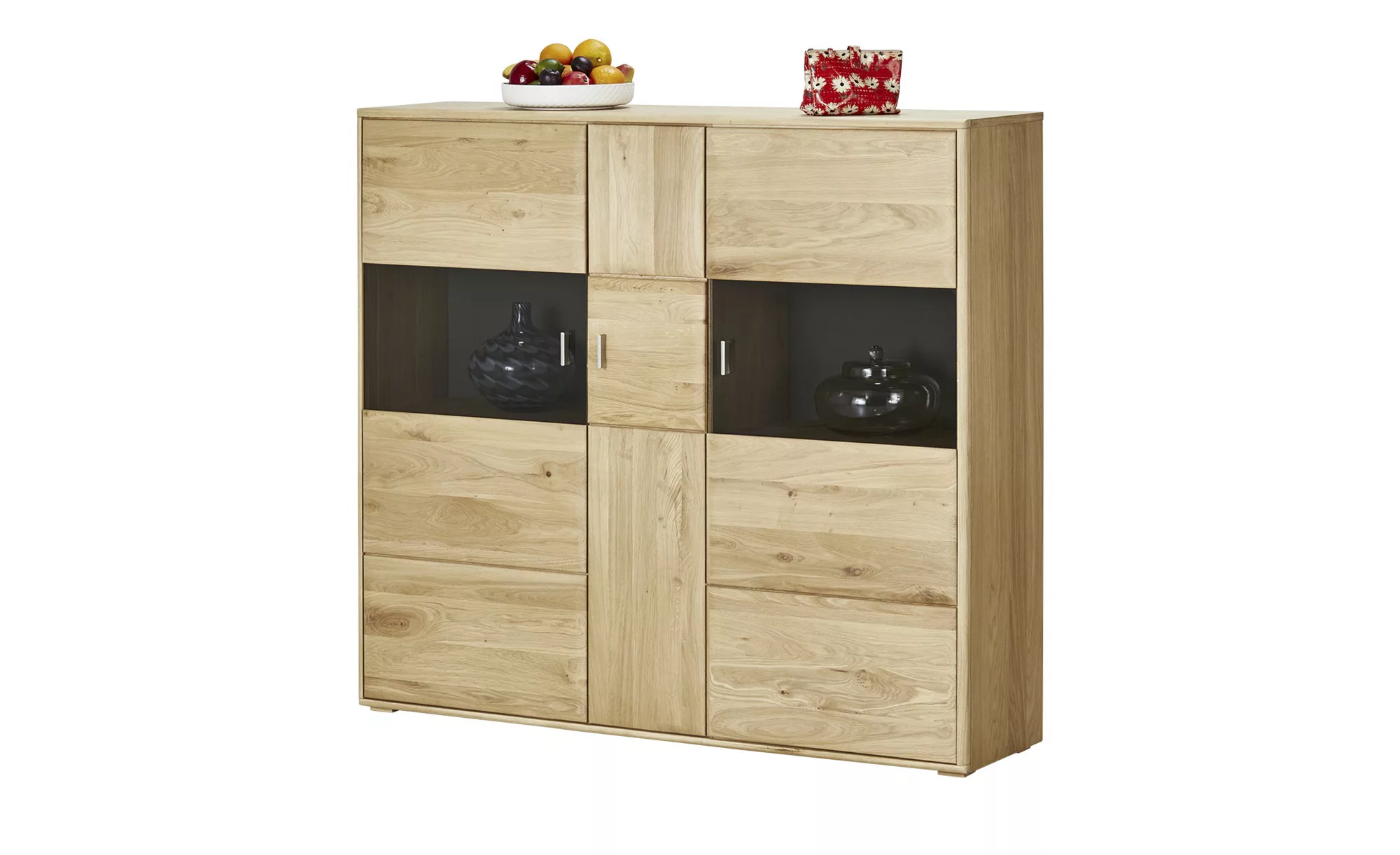 Woodford Kombi-Highboard  Dias ¦ holzfarben ¦ Maße (cm): B: 154 H: 140 T: 3 günstig online kaufen