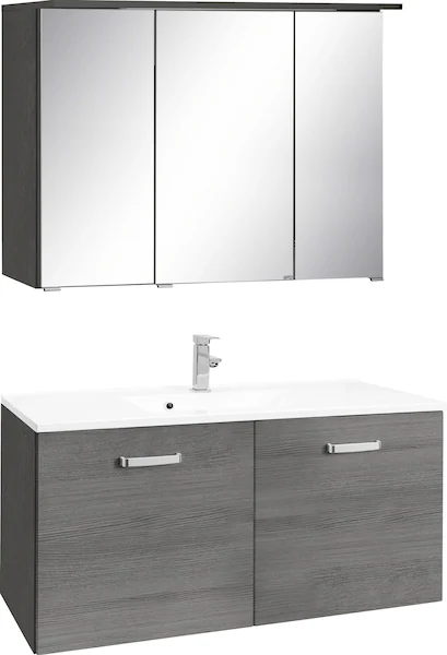 welltime Badmöbel-Set "Ravenna", (2 St.), Breite 100 cm, mit gedämpften Sch günstig online kaufen