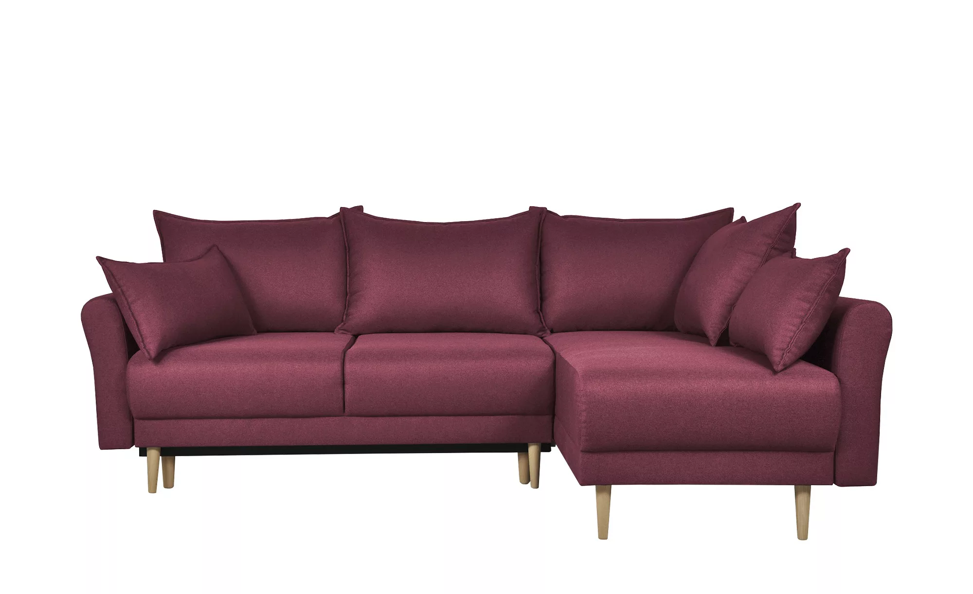 smart Ecksofa  Elise ¦ rot ¦ Maße (cm): B: 227 H: 88 T: 170 Polstermöbel > günstig online kaufen