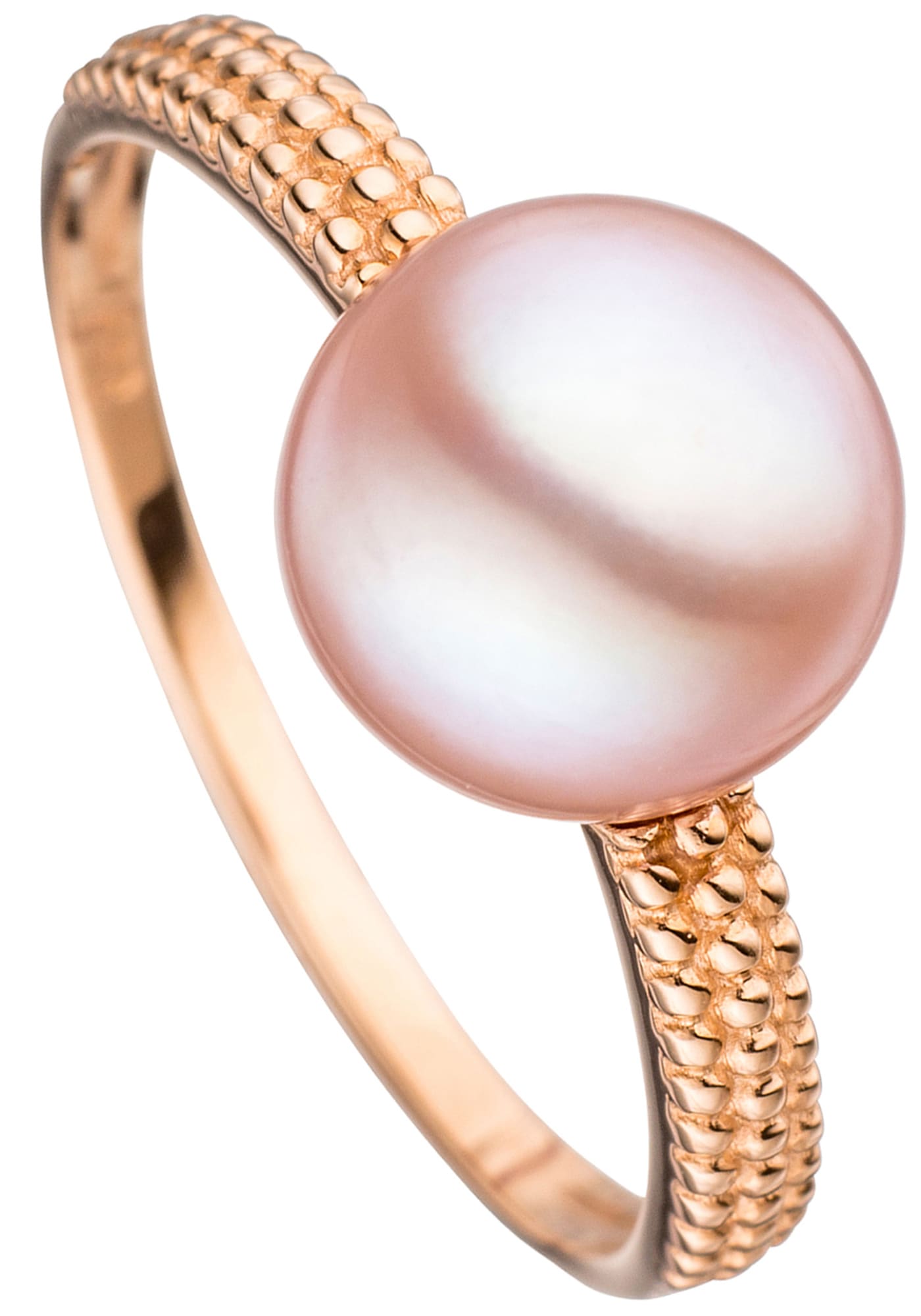 JOBO Perlenring "Ring mit Perle 8,5 mm", 585 Roségold günstig online kaufen