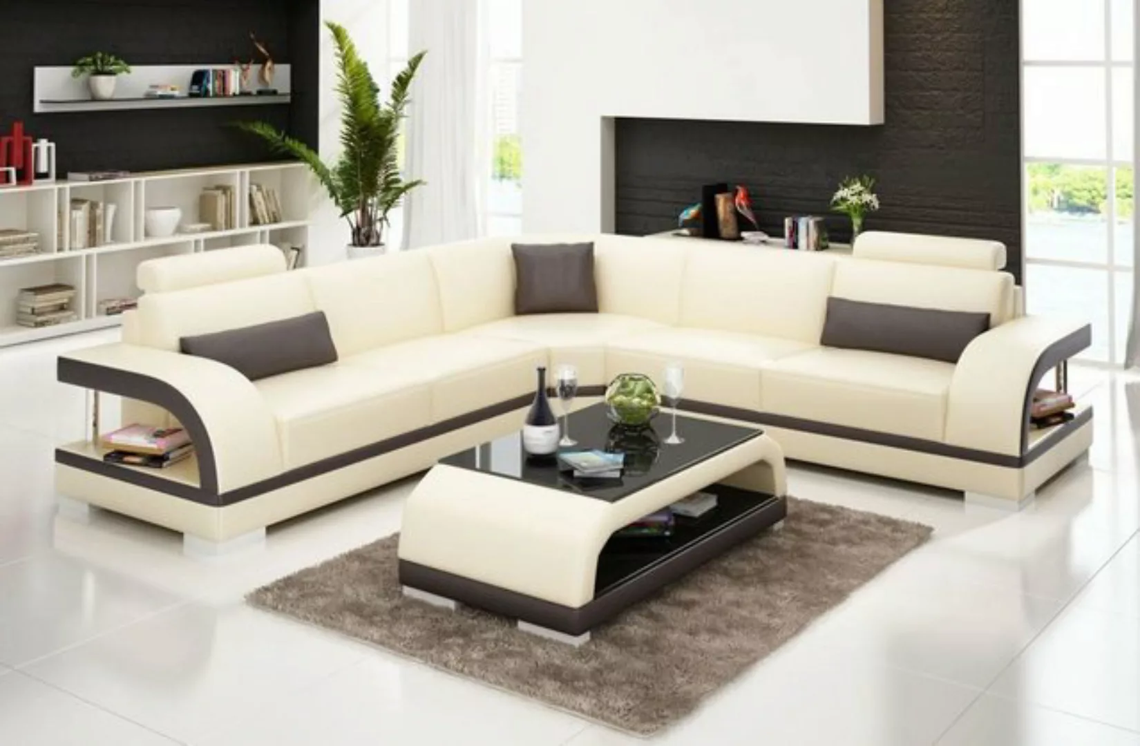 JVmoebel Ecksofa, Moderne Sofa Eckgarnitur L Form Polster Ecke Couch Design günstig online kaufen