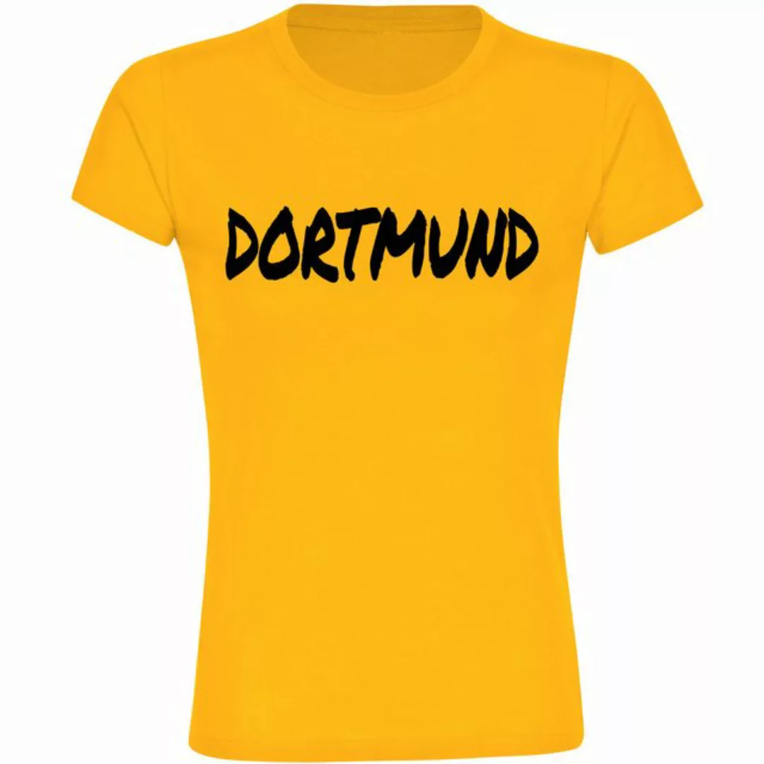 multifanshop T-Shirt Damen Dortmund - Textmarker - Frauen günstig online kaufen